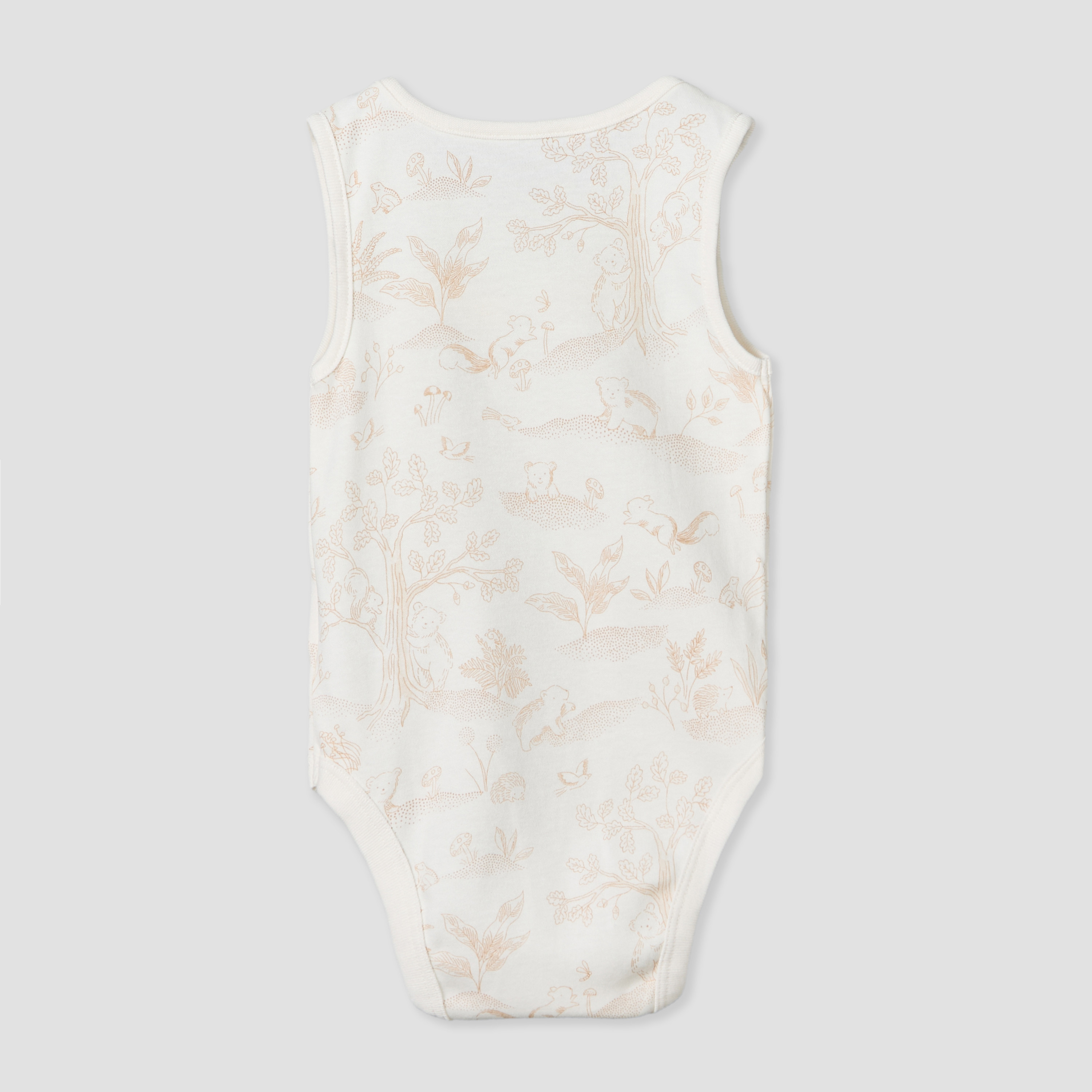 Pack of 5 Juniors Crew Neck Sleeveless Bodysuit with Assorted Print-baby-boys-clothing-bodysuits-image-8