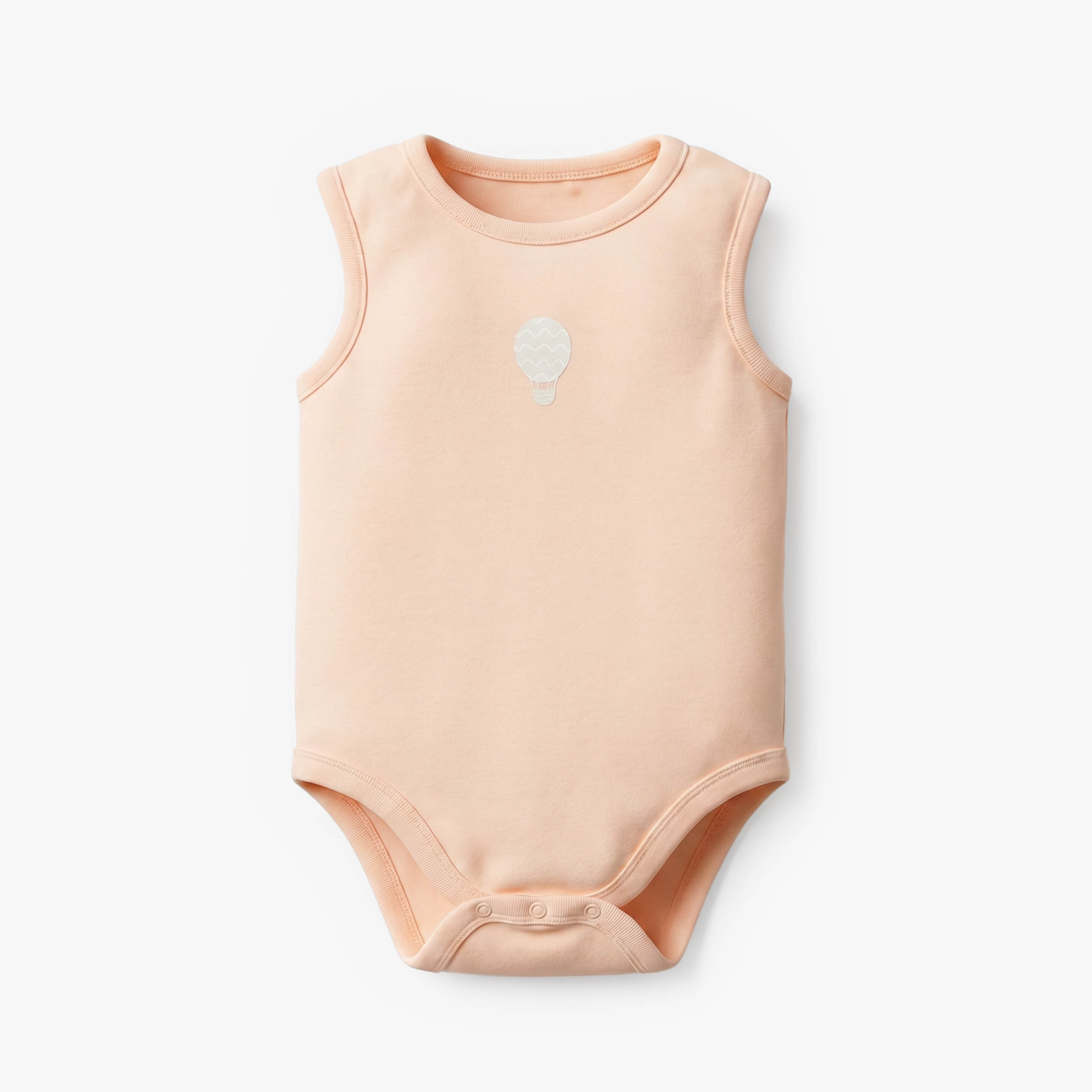 Pack of 7 Juniors Crew Neck Sleeveless Bodysuit with Hot Air Balloon Print-baby-boys-clothing-bodysuits-image-4