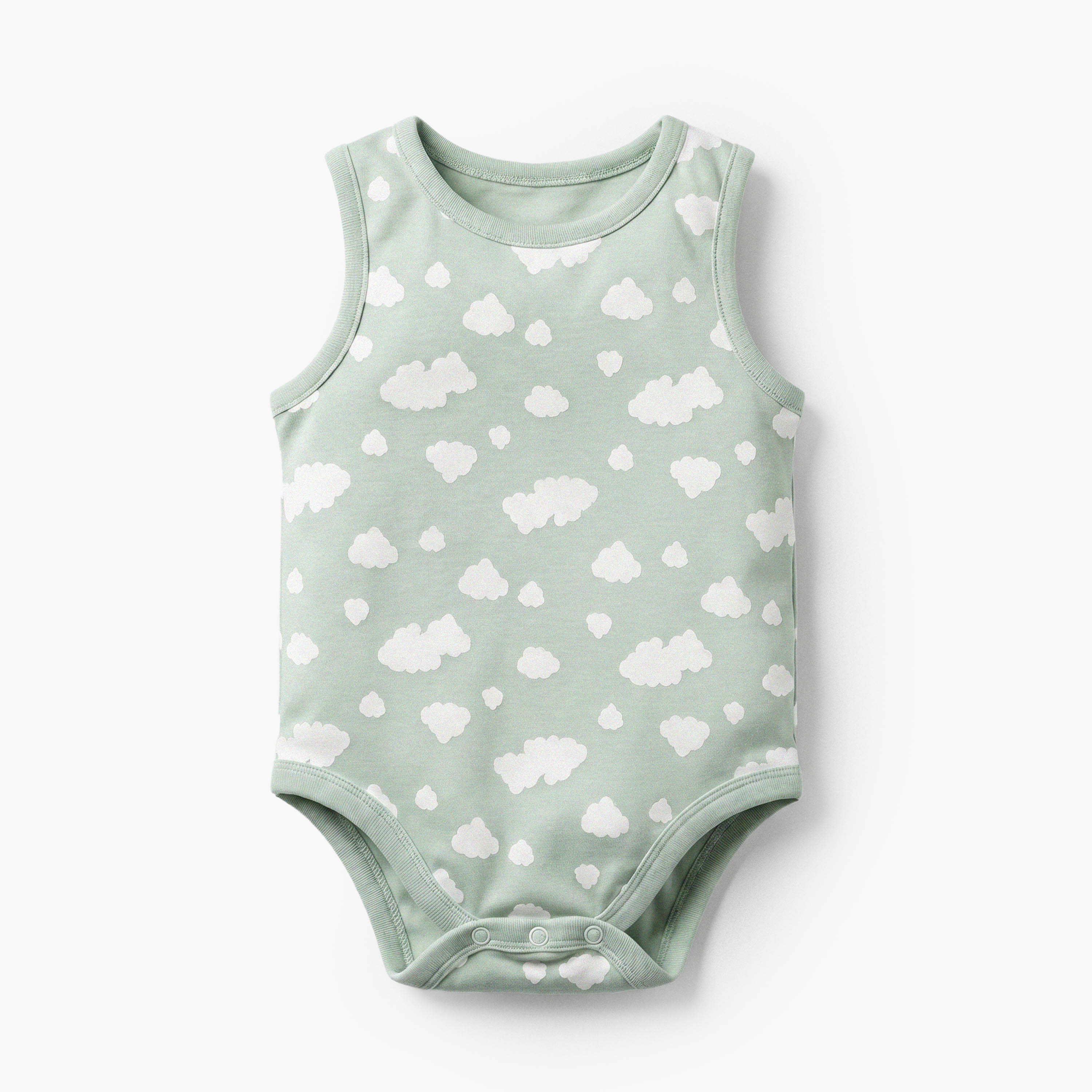 Pack of 7 Juniors Crew Neck Sleeveless Bodysuit with Hot Air Balloon Print-baby-boys-clothing-bodysuits-image-6