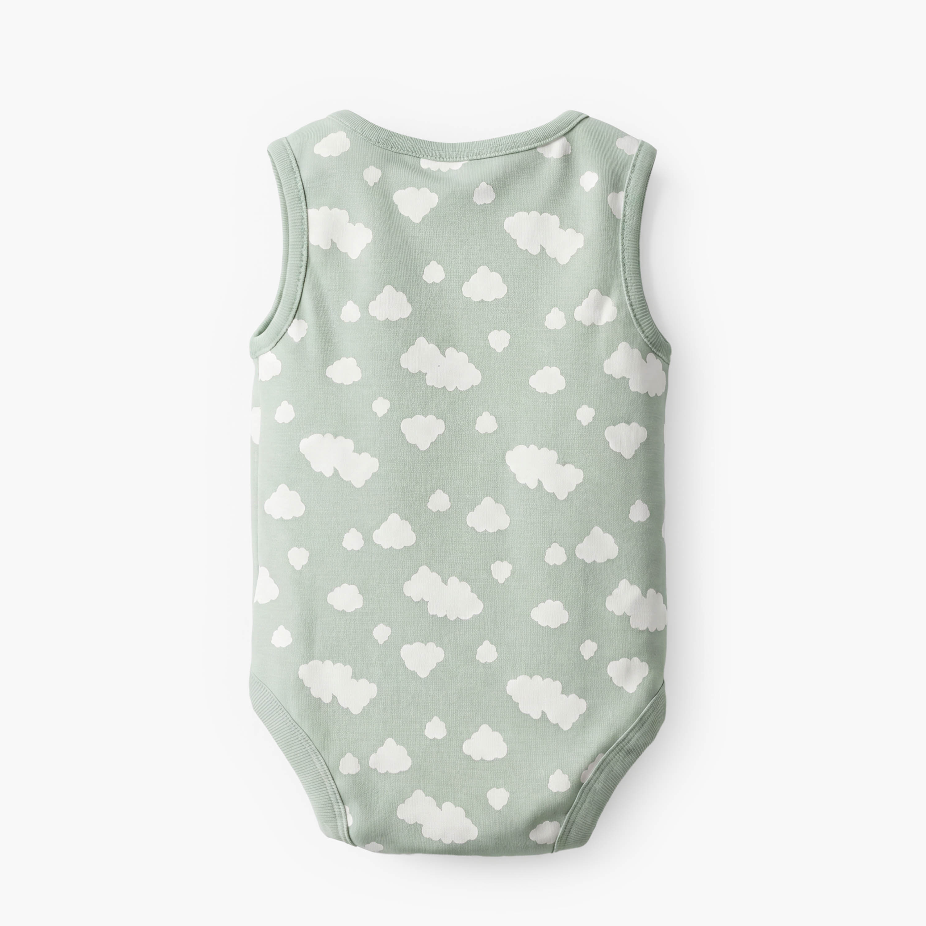 Pack of 7 Juniors Crew Neck Sleeveless Bodysuit with Hot Air Balloon Print-baby-boys-clothing-bodysuits-image-7