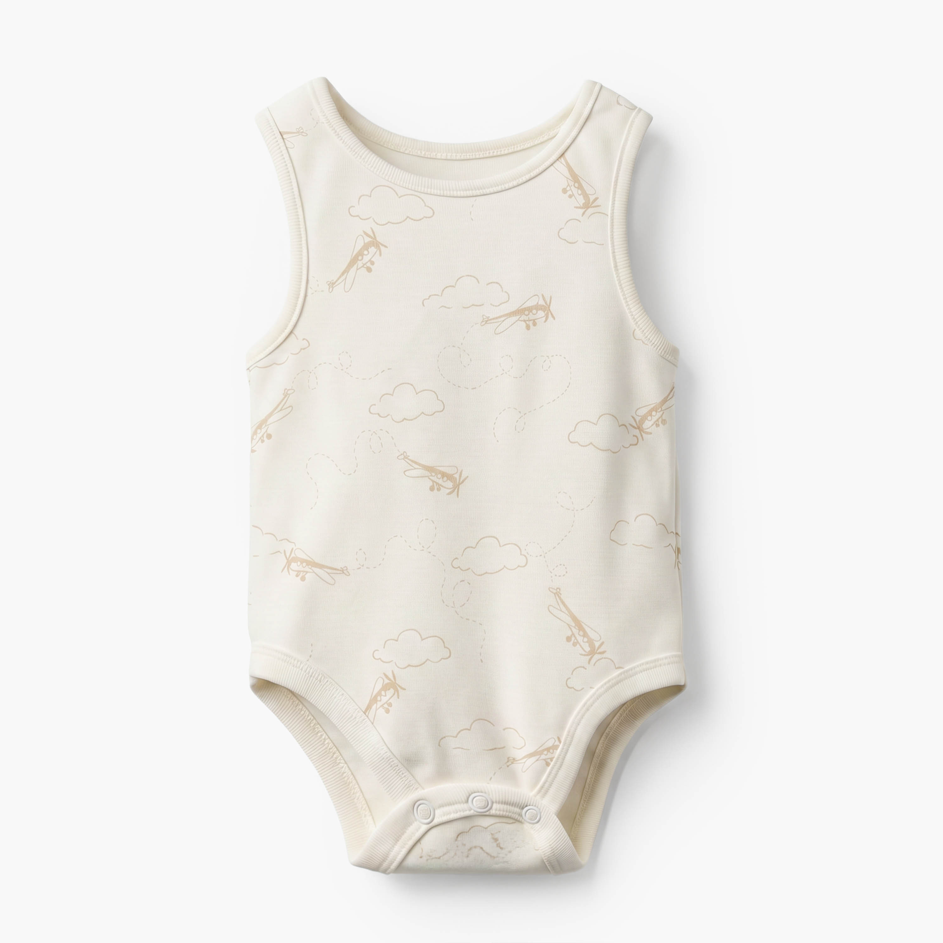 Pack of 7 Juniors Crew Neck Sleeveless Bodysuit with Vehicle Print-baby-boys-clothing-bodysuits-image-3