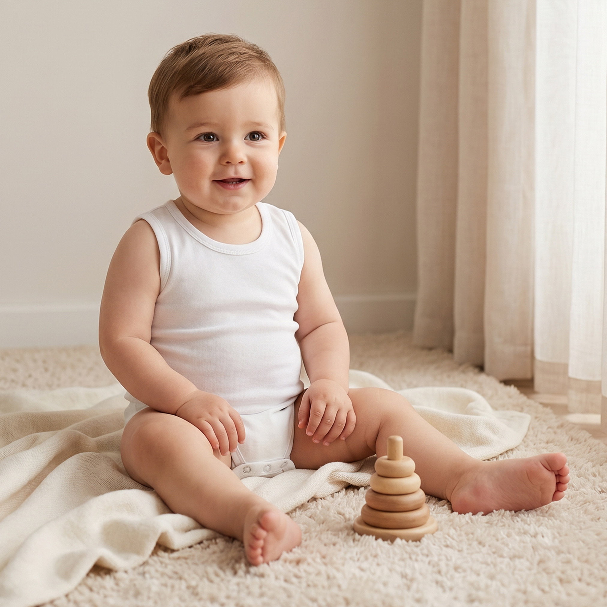 بودي سوت سادة دون أكمام من جونيورز - طقم من 5 قطع-baby-boys-clothing-multipacks-image-2