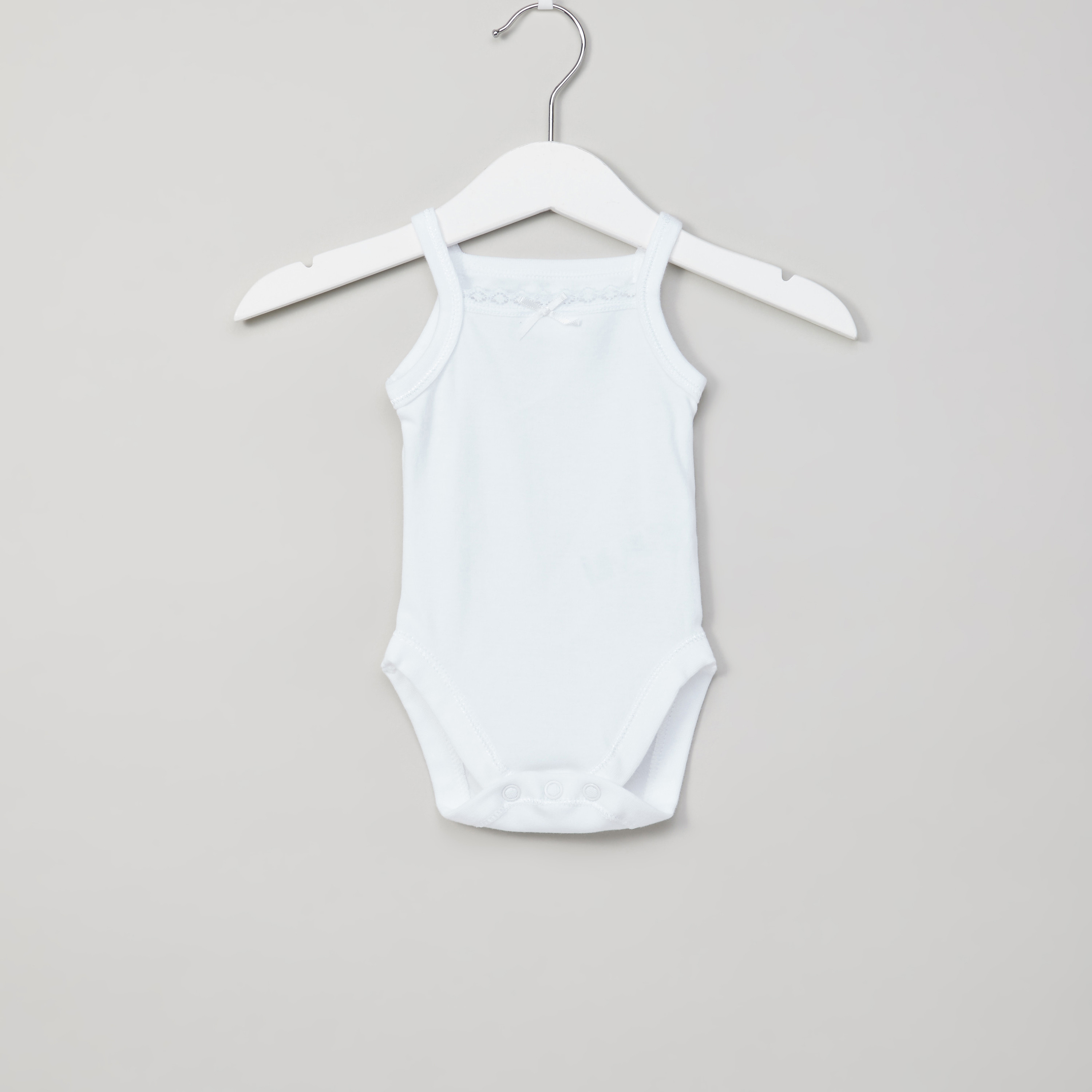 Juniors Plain Sleeveless Bodysuit with Press Button Closure - Set of 3-baby-girls-clothing-bodysuits-image-4