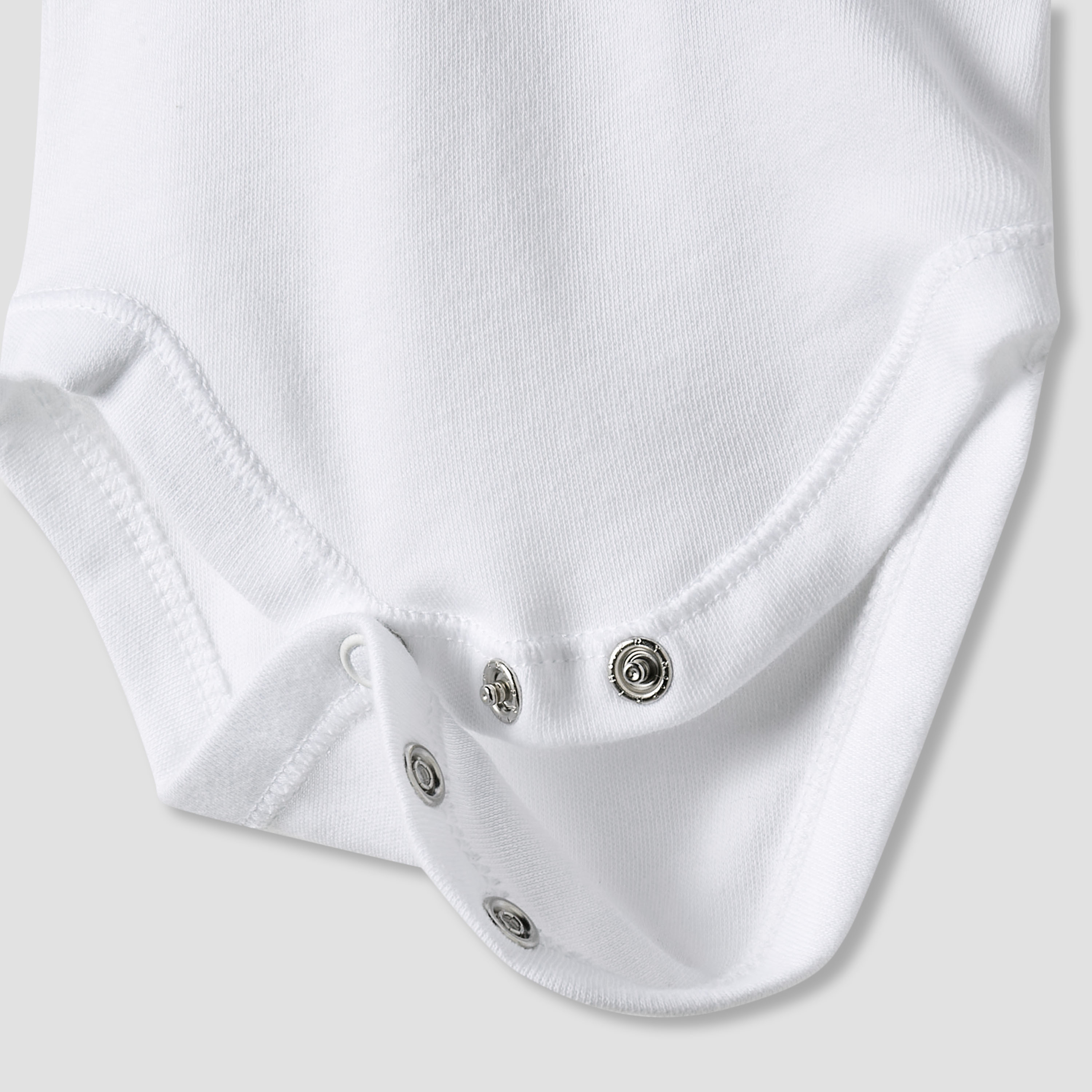 Juniors Plain Bodysuit with Round Neck and Long Sleeves - Set of 3-baby-boys-clothing-bodysuits-image-4