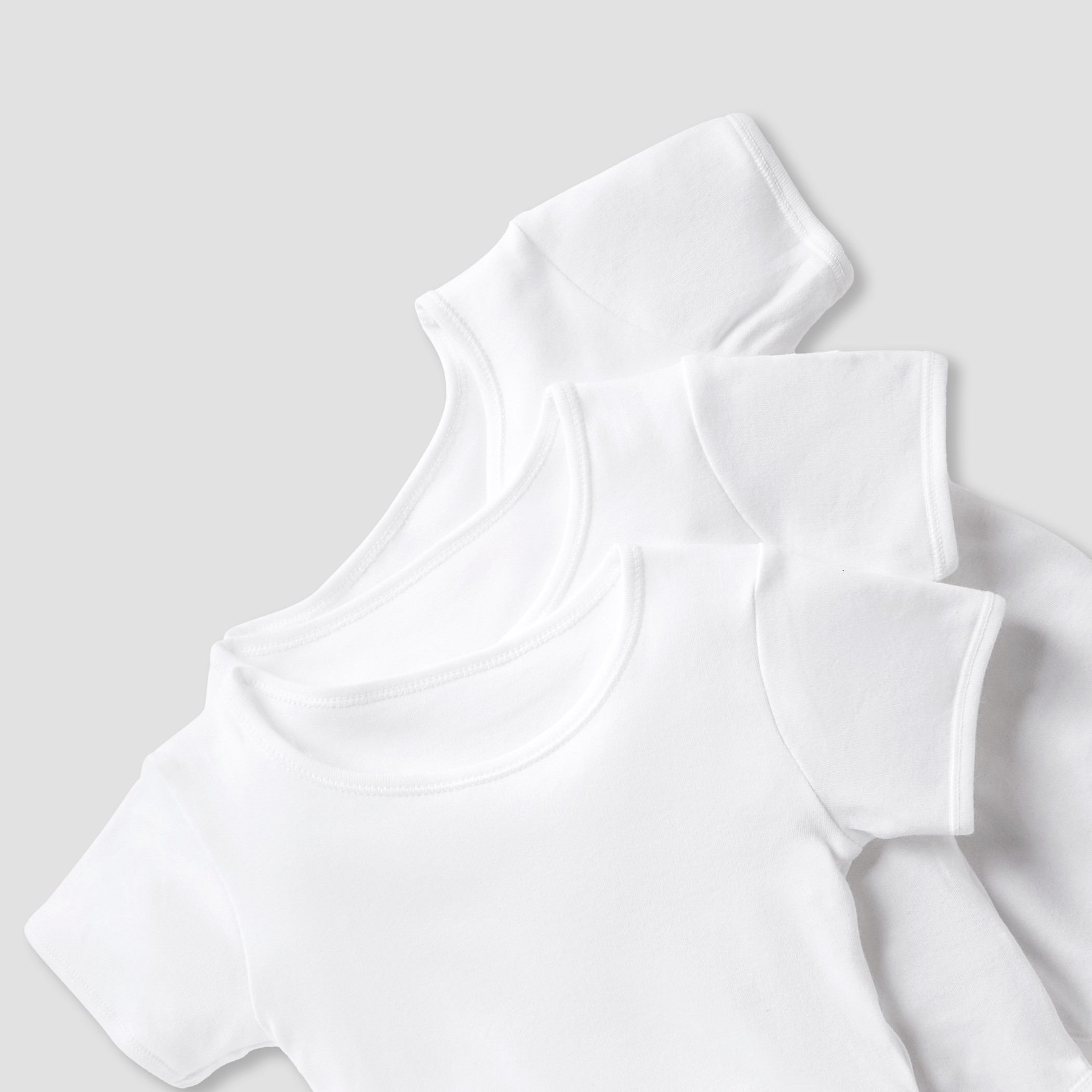 Juniors Short Sleeves Bodysuit with Snap Button Closure - Set of 3-baby-boys-clothing-bodysuits-image-3