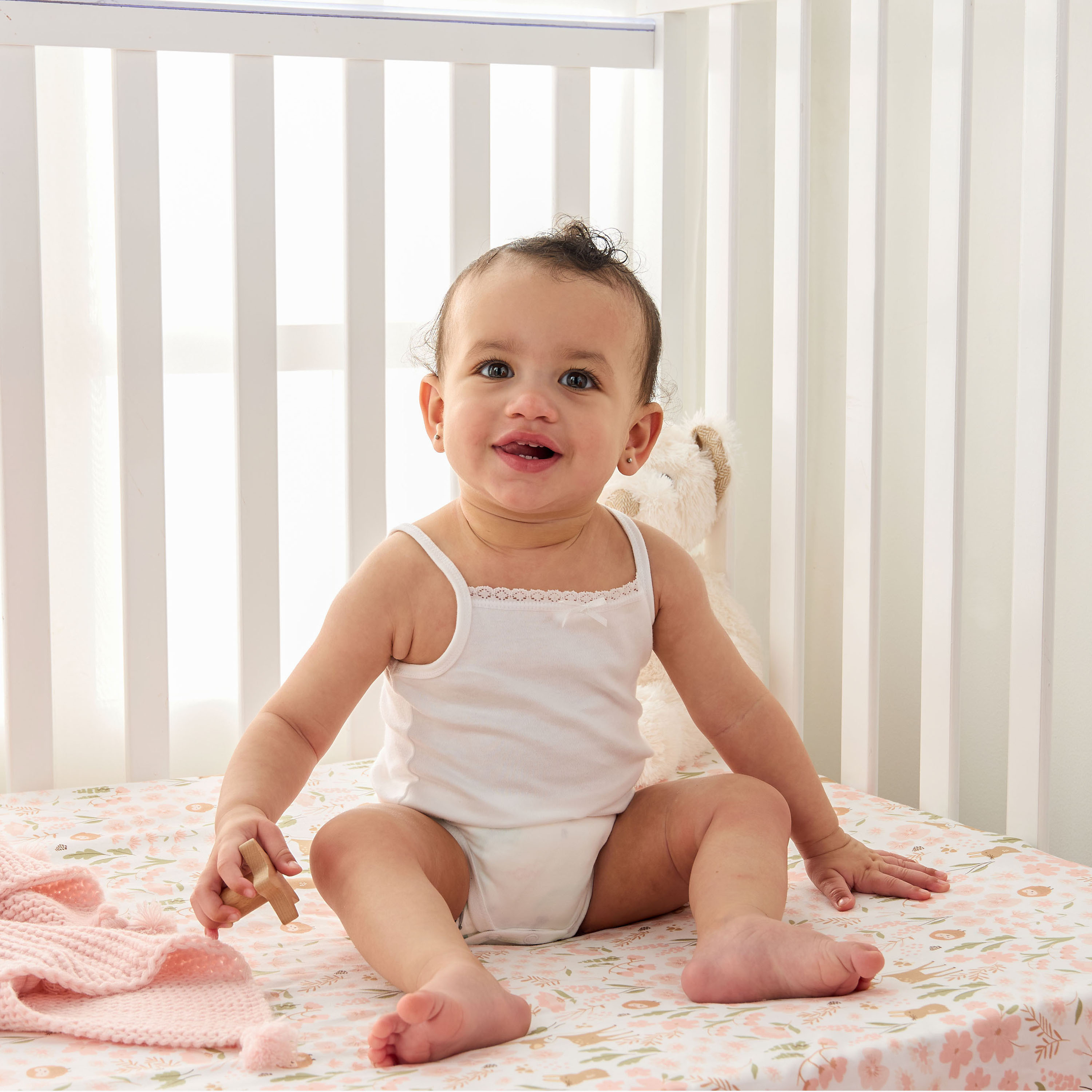 بودي سوت سادة دون أكمام من جونيورز - طقم من 5 قطع-baby-girls-clothing-multipacks-image-5