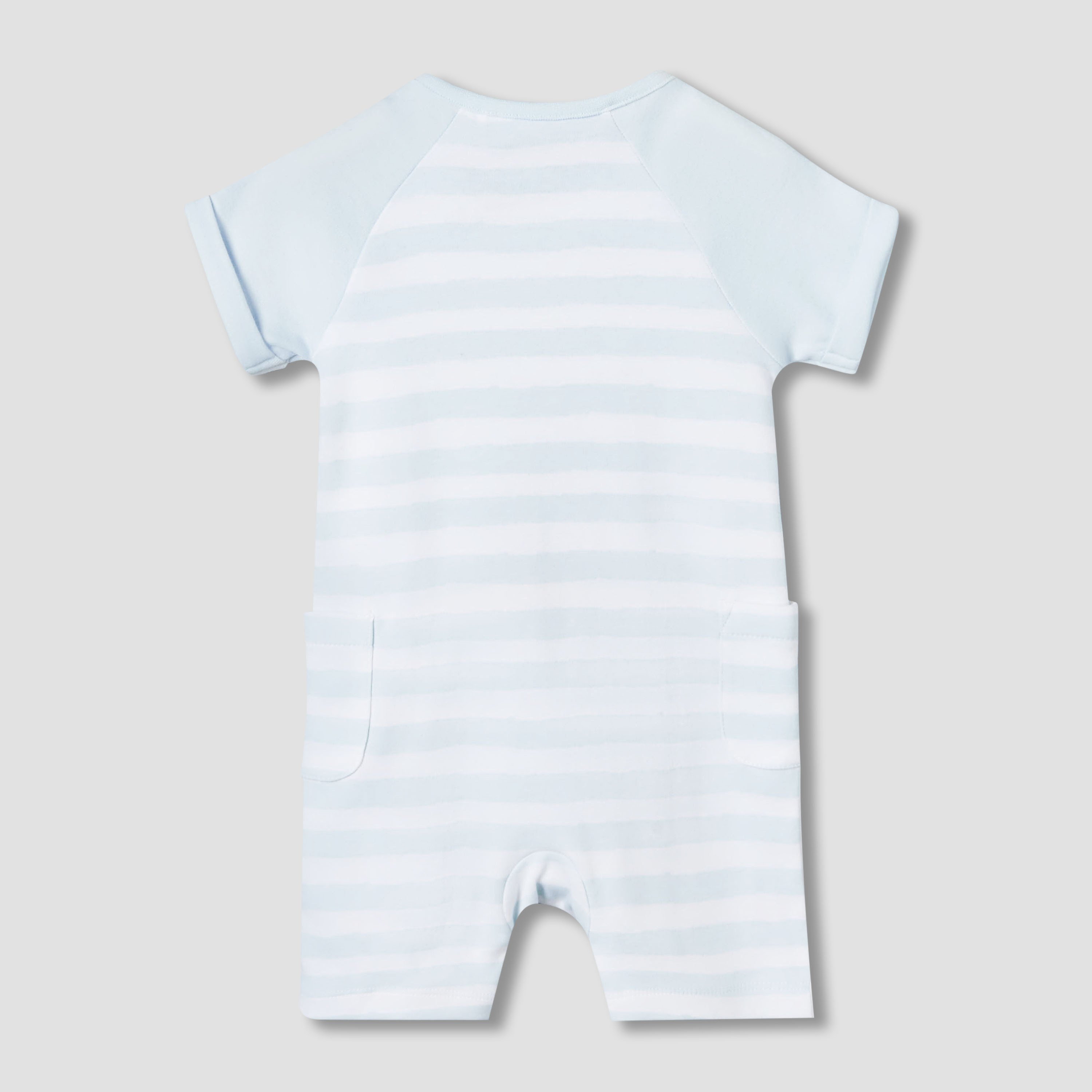 Disney Round Neck Short Sleeves Romper with Mickey Mouse Print-baby-boys-clothing-rompers-image-3