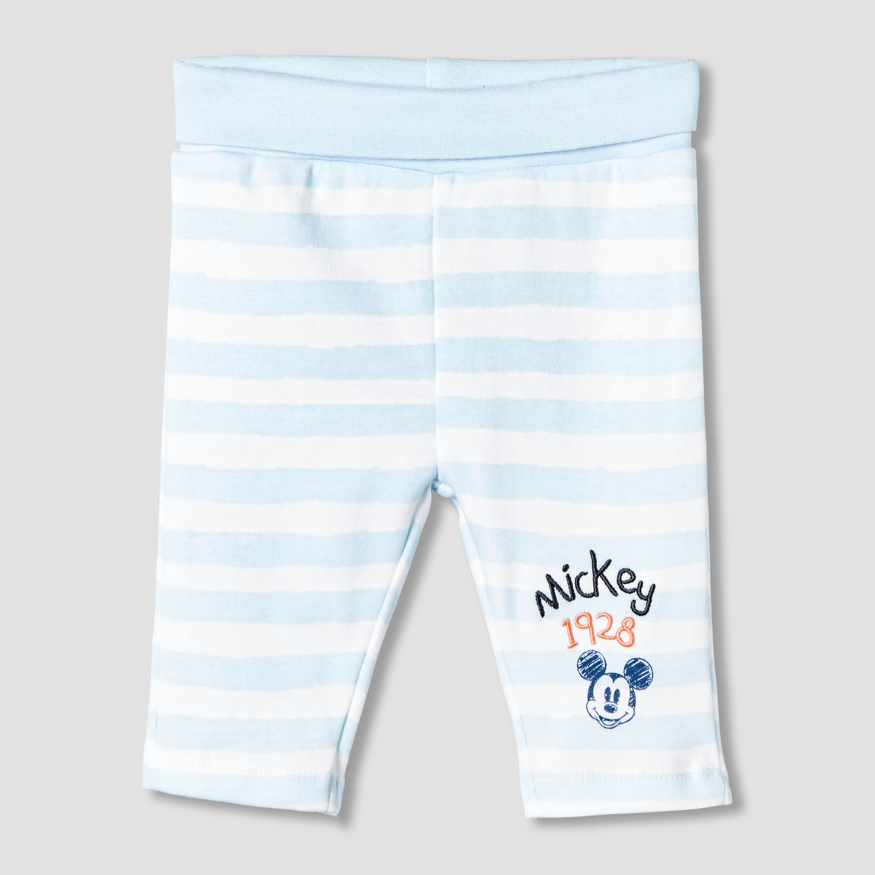 Disney Round Neck Short Sleeves Bodysuit and Leggings with Mickey Mouse Graphic Print-baby-boys-clothing-setsandcoords-image-4