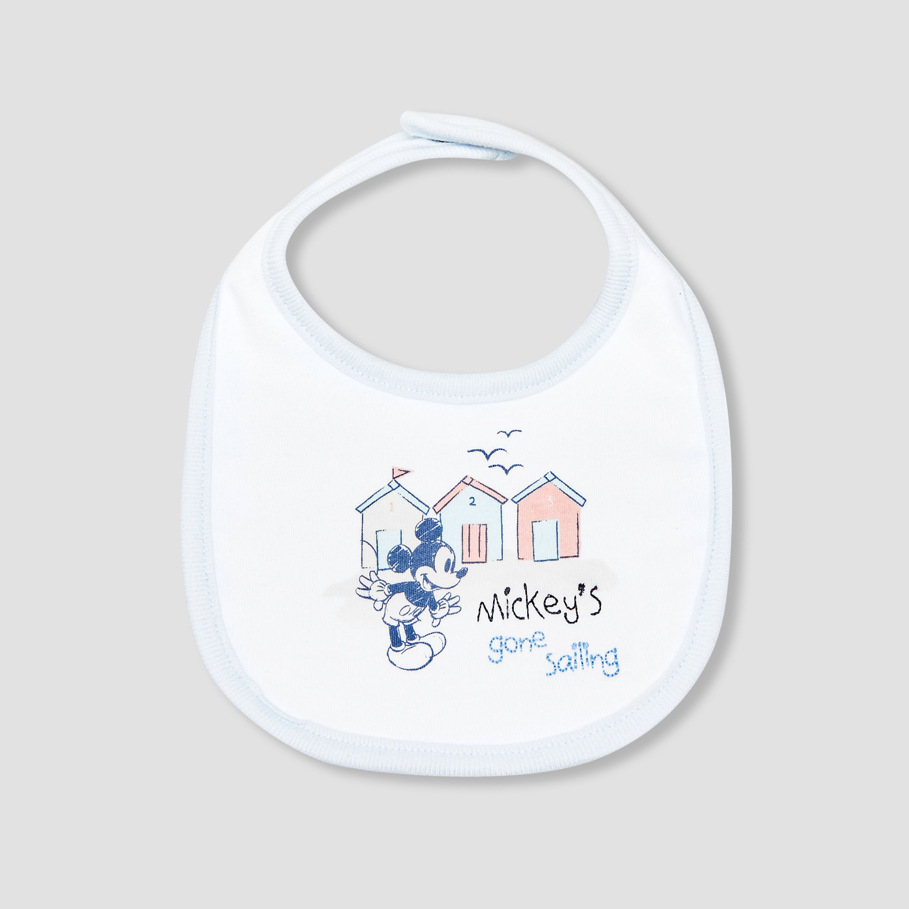 Disney Baby Bib with Mickey Mouse Print-baby-feeding-bibs-image-1