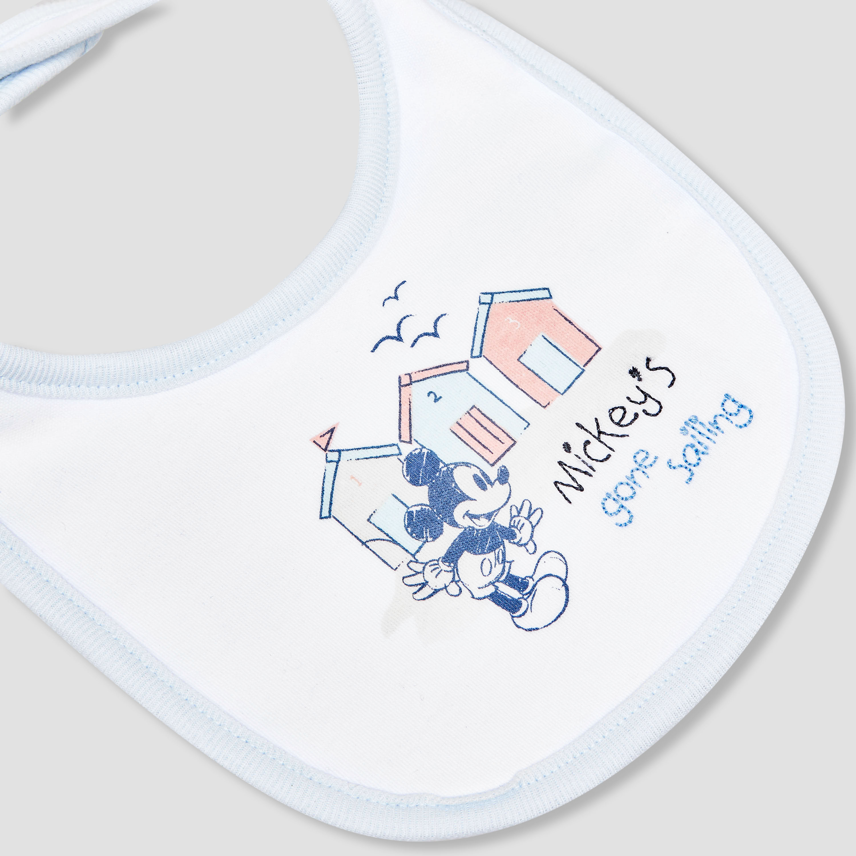 Disney Baby Bib with Mickey Mouse Print-baby-feeding-bibs-image-3