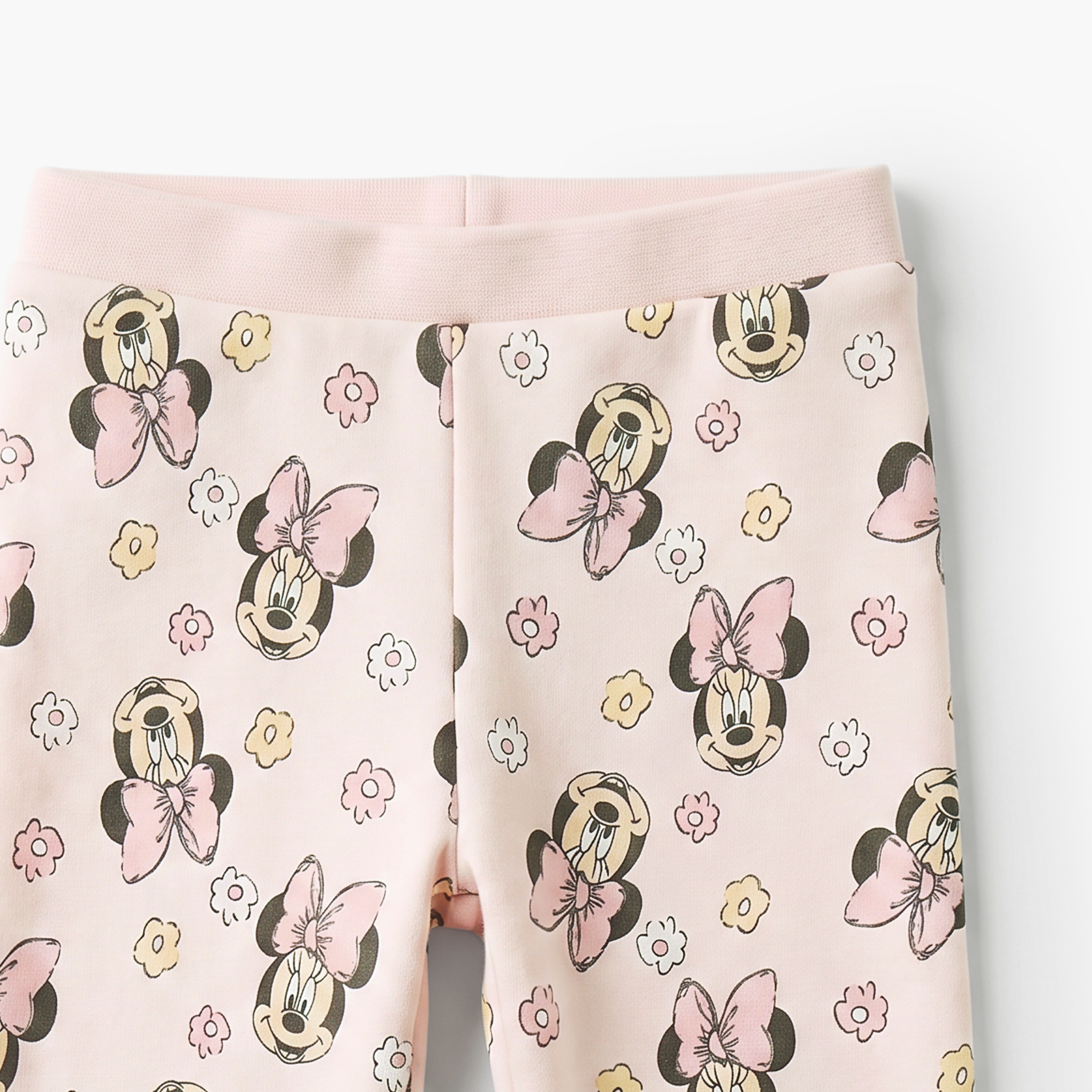 Disney Cotton Crew Neck Long Sleeves Pyjama Set with Minnie Mouse Print-baby-girls-clothing-nightwear-pyjamasets-image-7