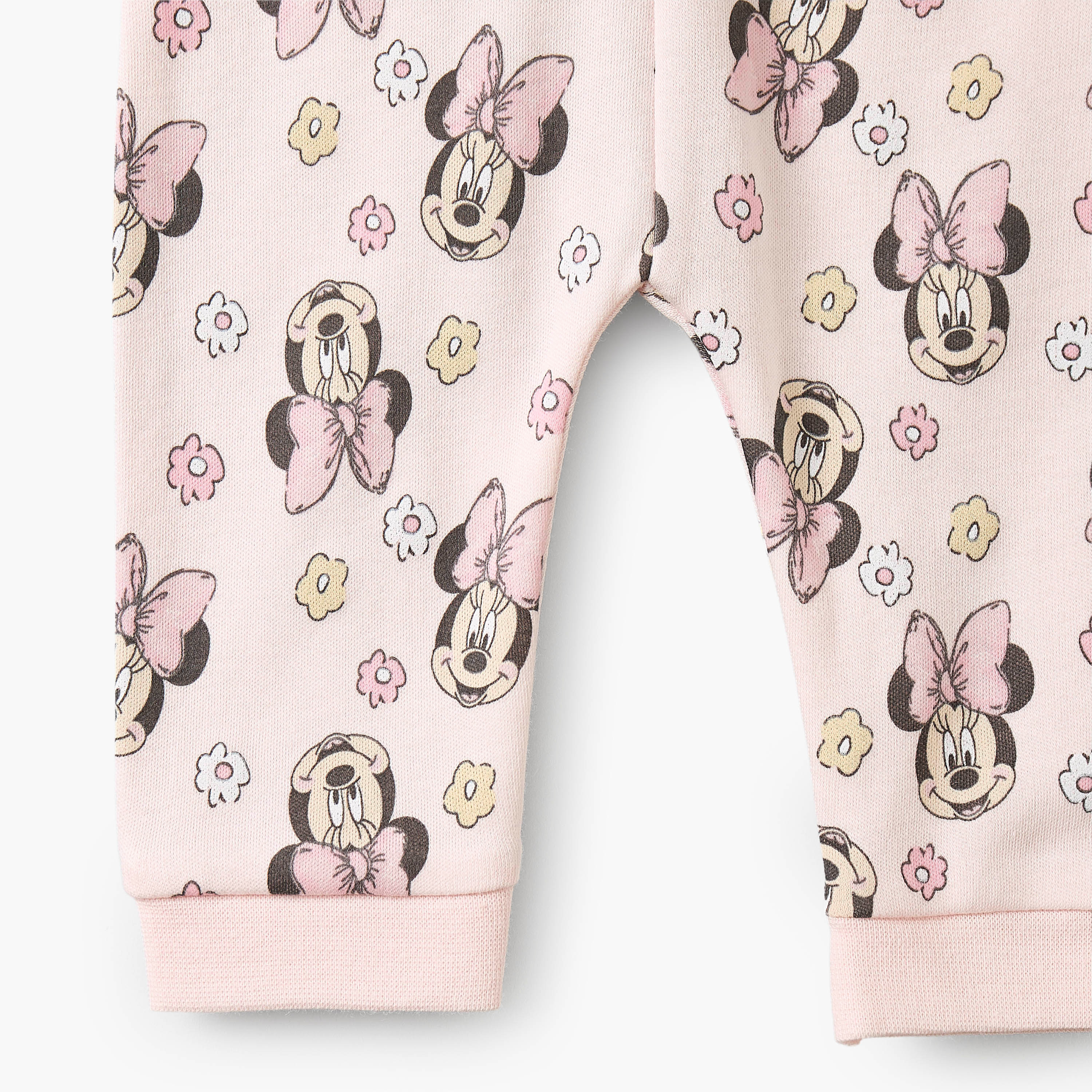 Disney Cotton Crew Neck Long Sleeves Pyjama Set with Minnie Mouse Print-baby-girls-clothing-nightwear-pyjamasets-image-8