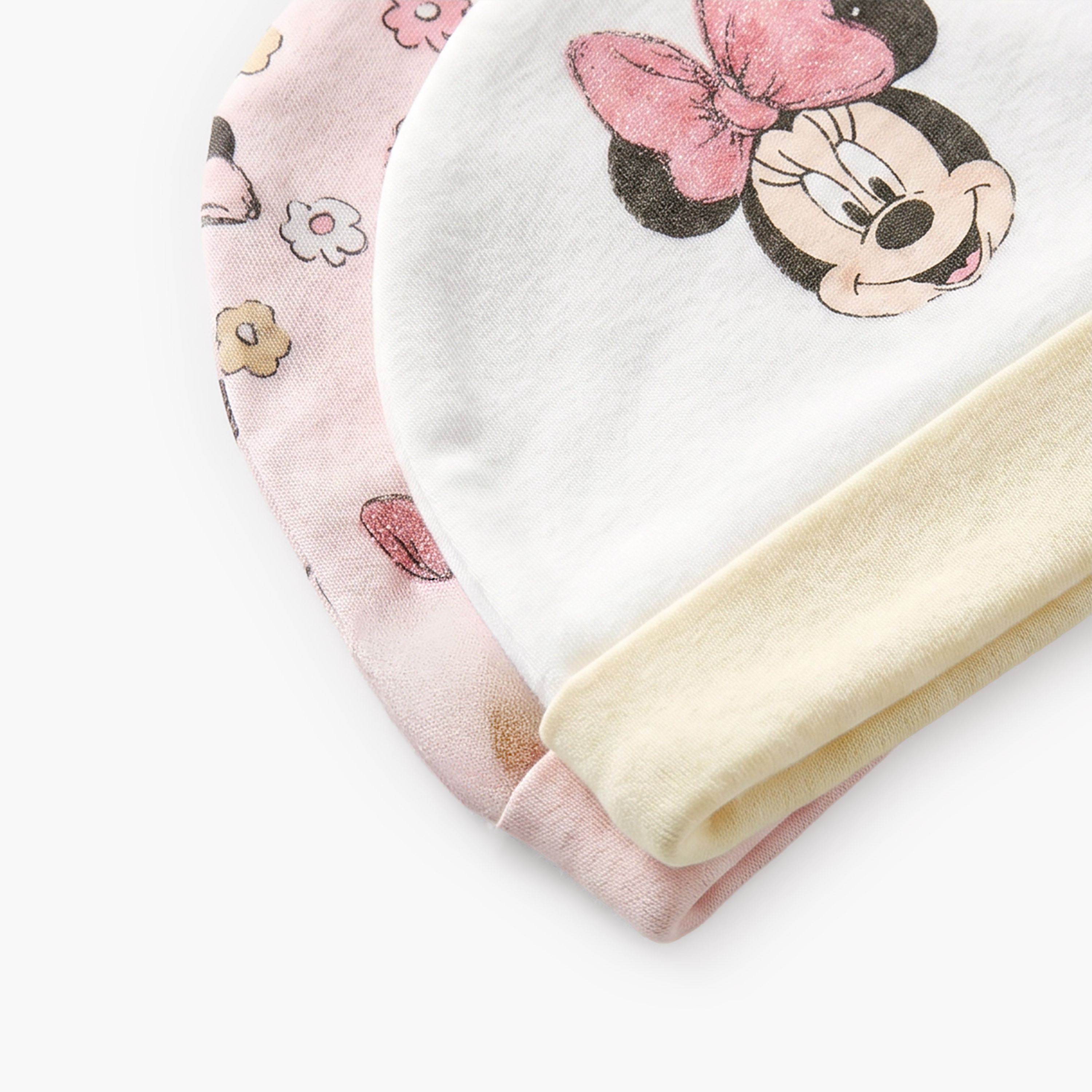 Pack of 2 Disney Cap with Minnie Mouse Print-baby-girls-accessories-caps-image-5