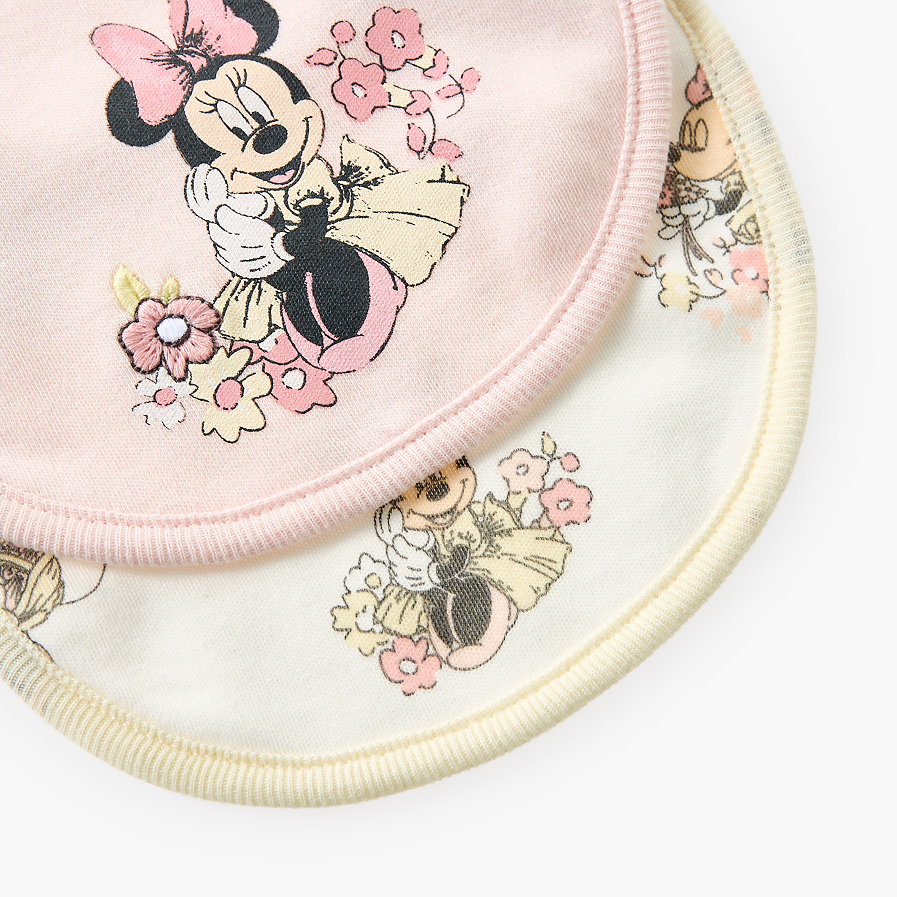 Pack of 2 Disney Baby Bib with Minnie Mouse Print-baby-feeding-bibs-image-5