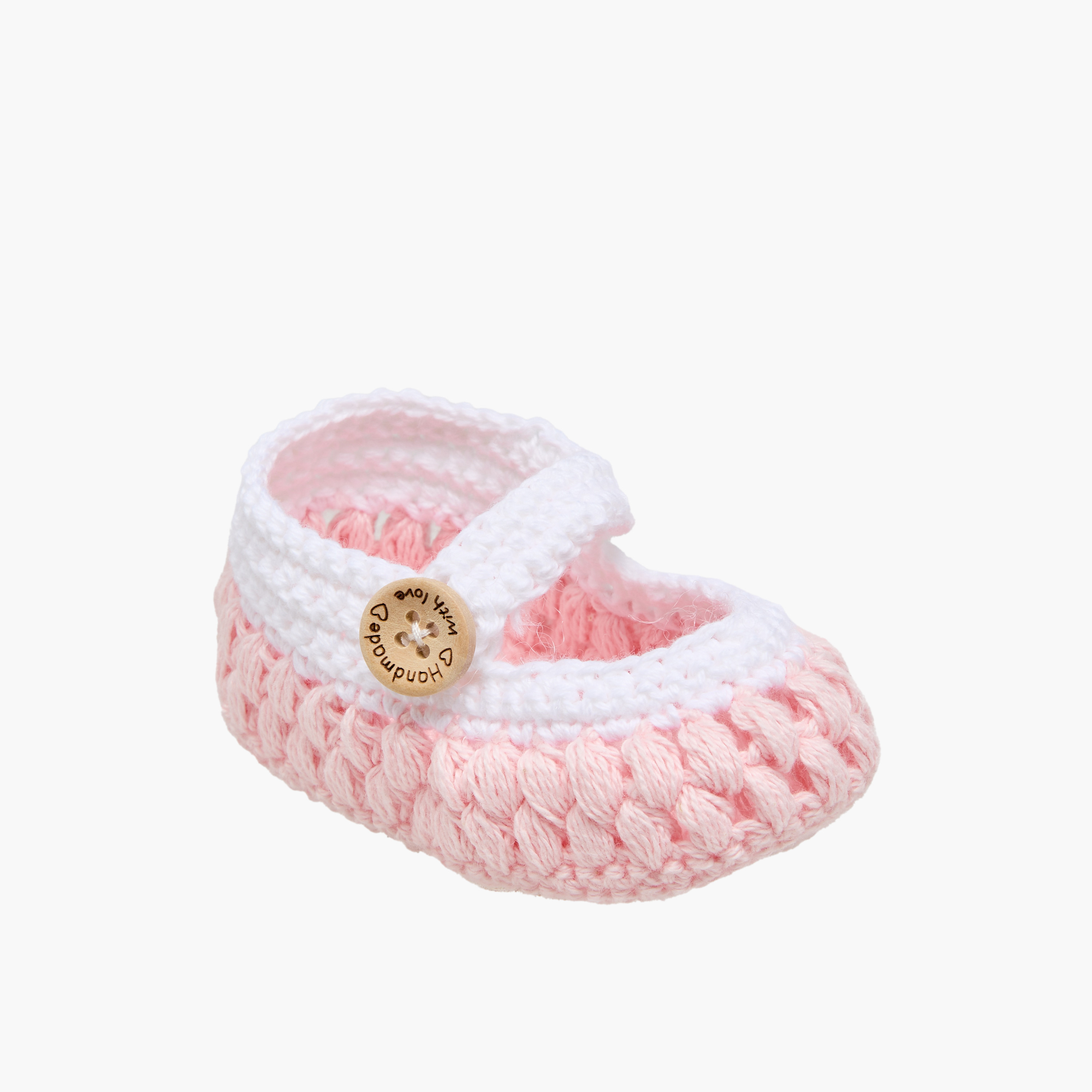 Set of 2 Giggles Booties and Headband with Crochet Design-baby-girls-accessories-hairaccessories-image-2