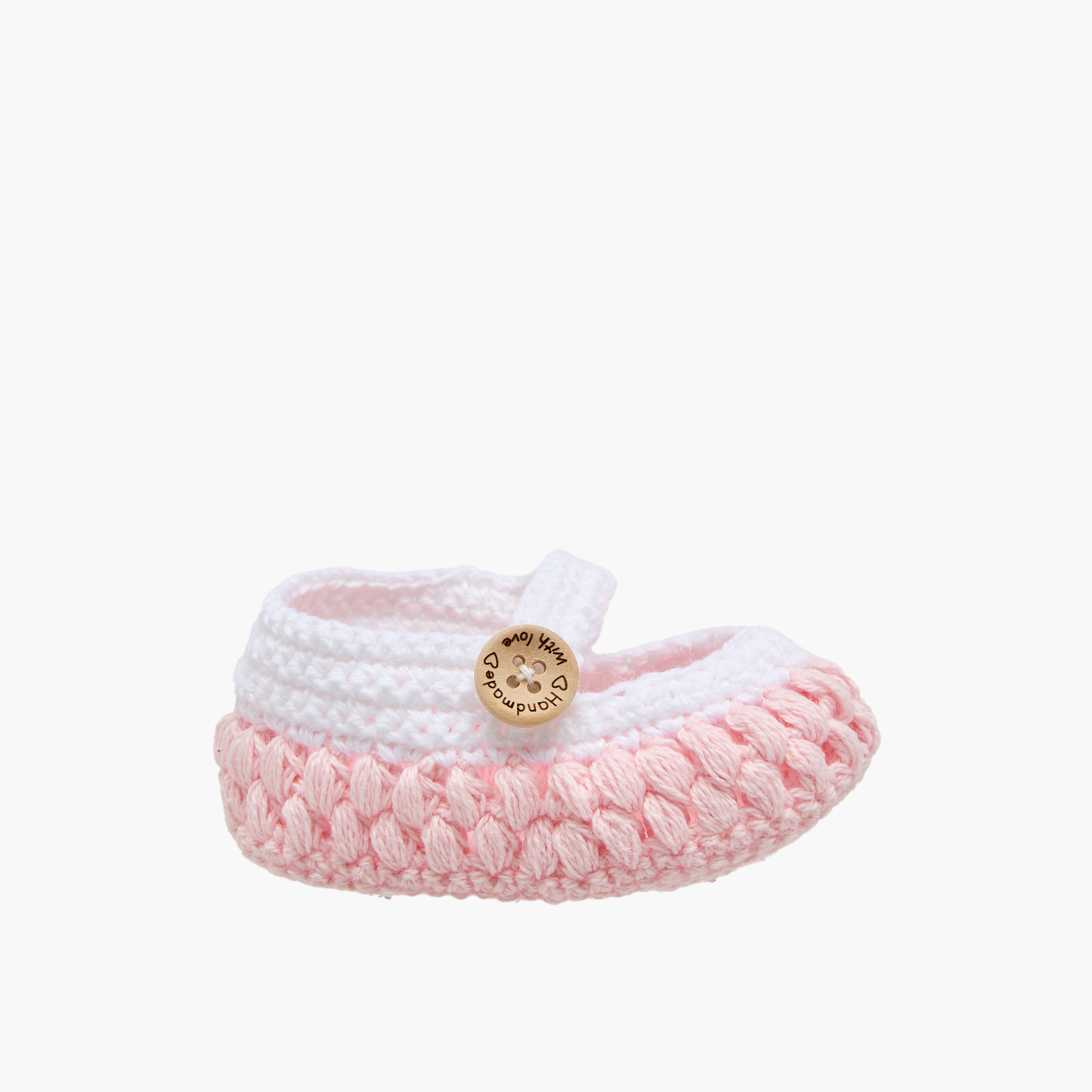 Set of 2 Giggles Booties and Headband with Crochet Design-baby-girls-accessories-hairaccessories-image-3