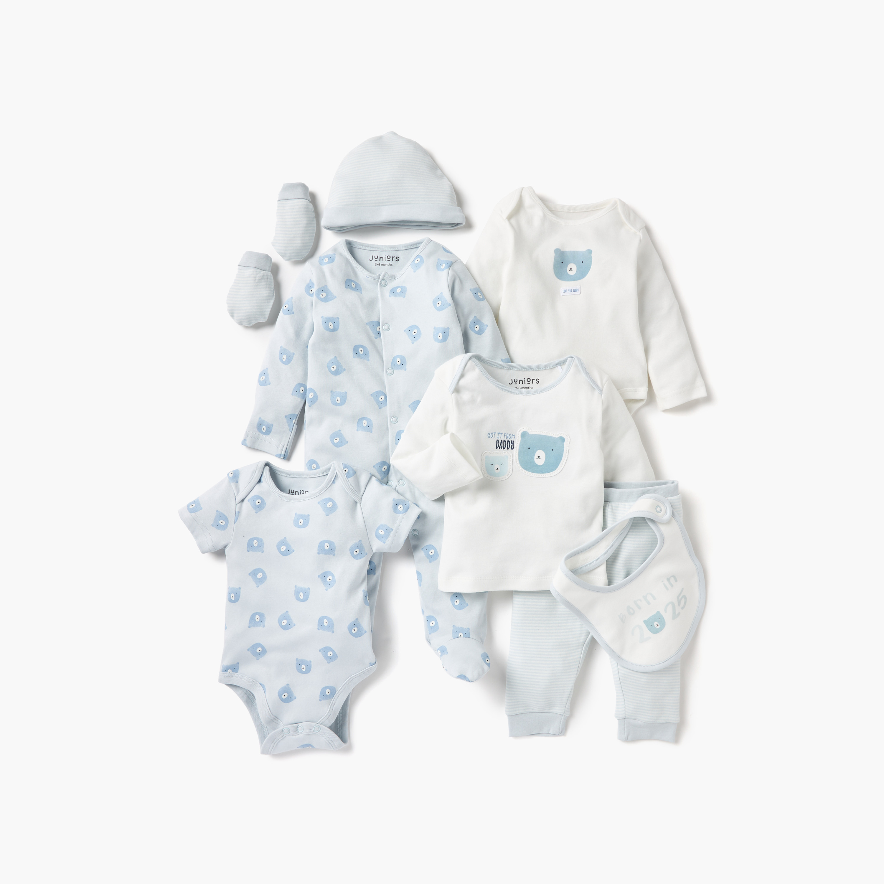 طقم ملابس هدية بطبعات دب من جونيورز-baby-girls-clothing-setsandcoords-image-1