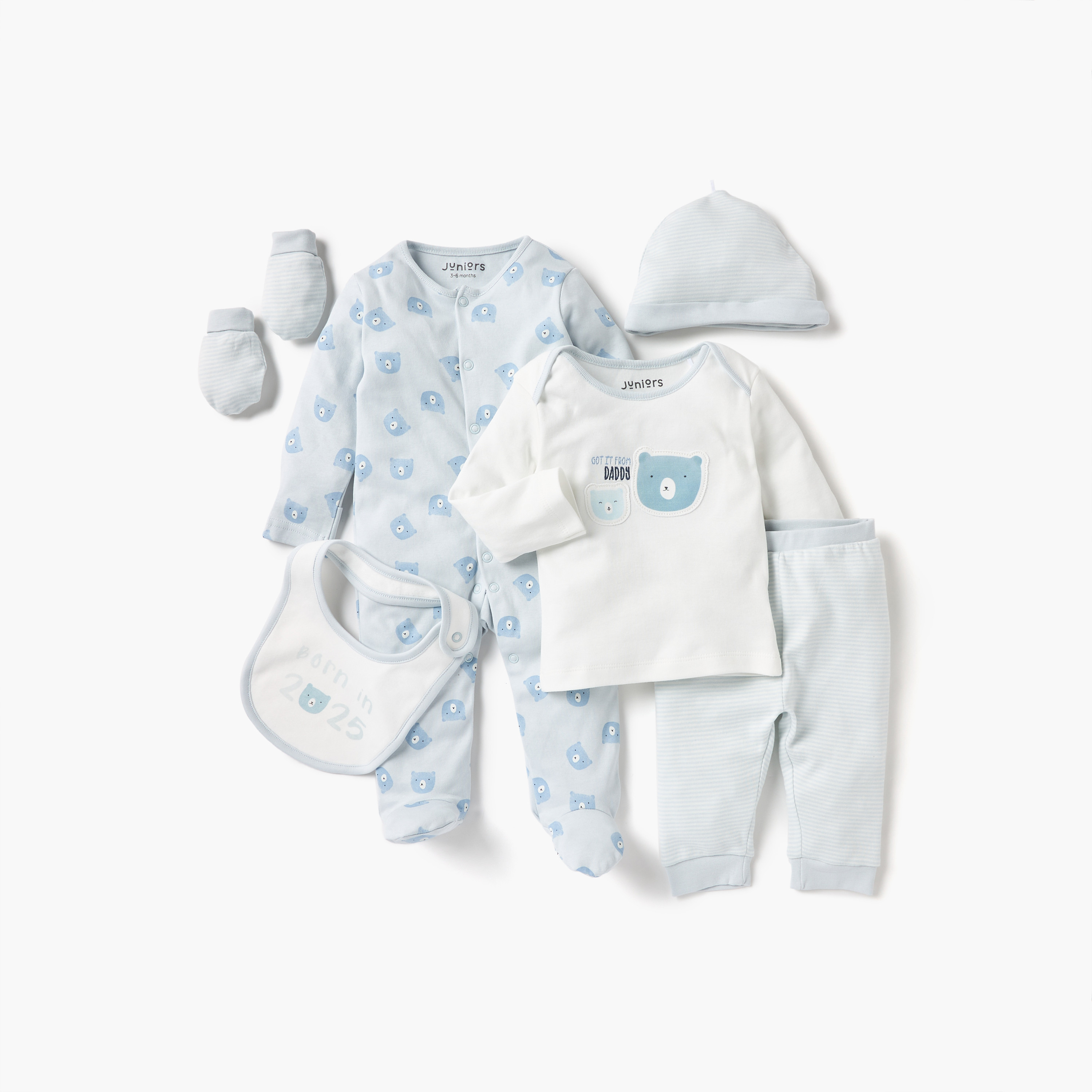طقم ملابس هدية بطبعات دب من جونيورز-baby-girls-clothing-setsandcoords-image-2