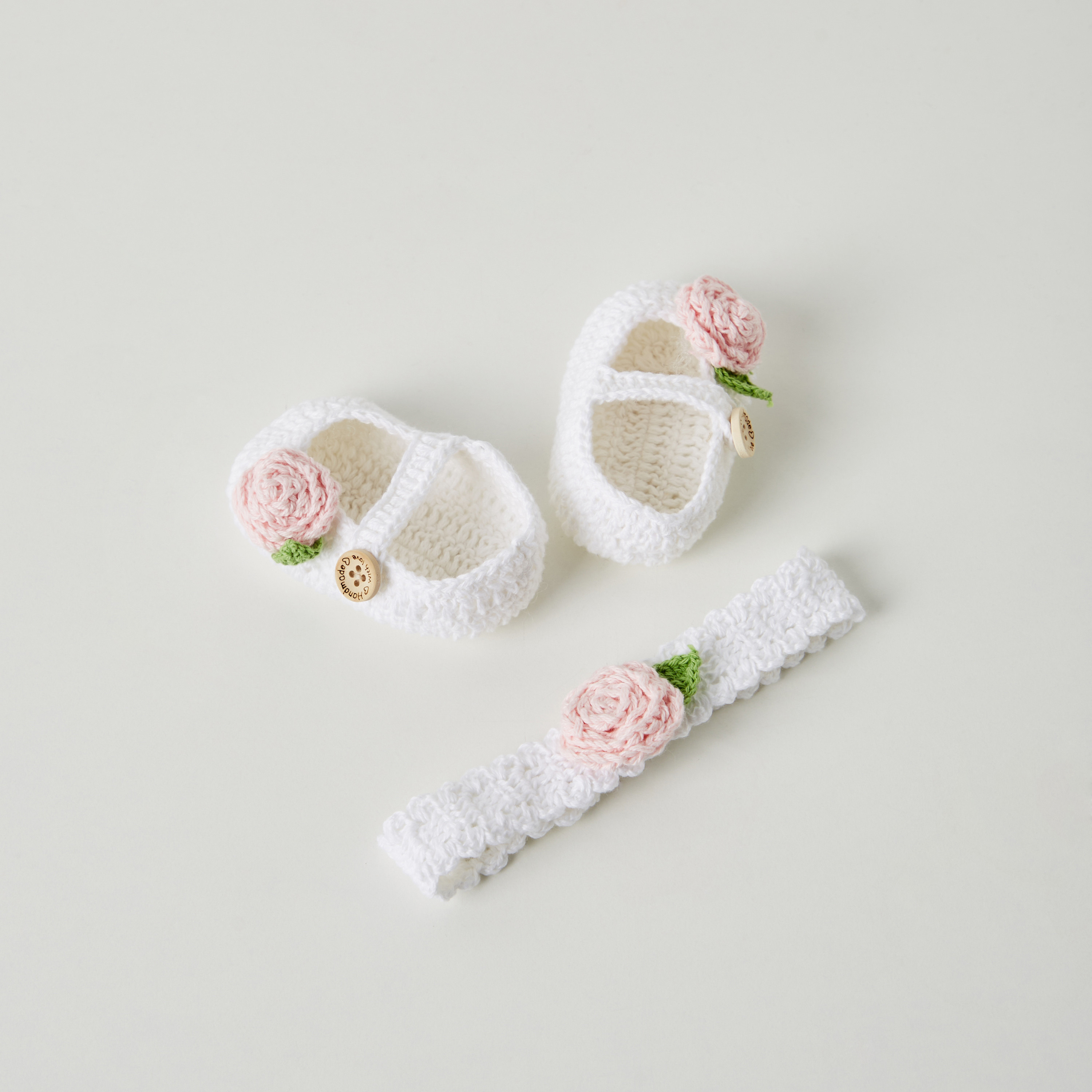 Giggles Floral Applique Knitted Booties and Headband Set-baby-girls-accessories-hairaccessories-image-1