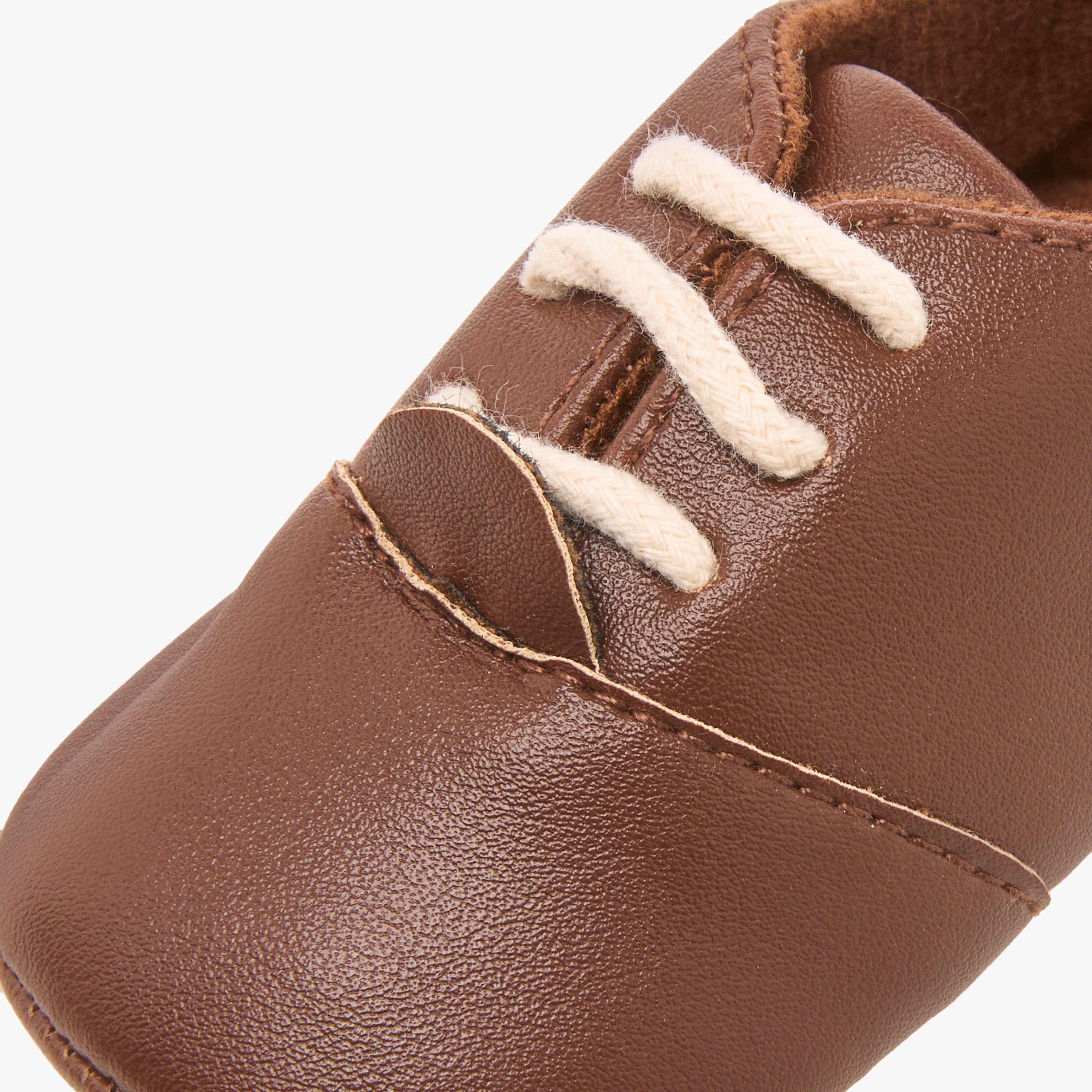 بوت جلد صناعي سهل الارتداء سادة من جيجلز-baby-boys-shoes-closedshoes-image-4