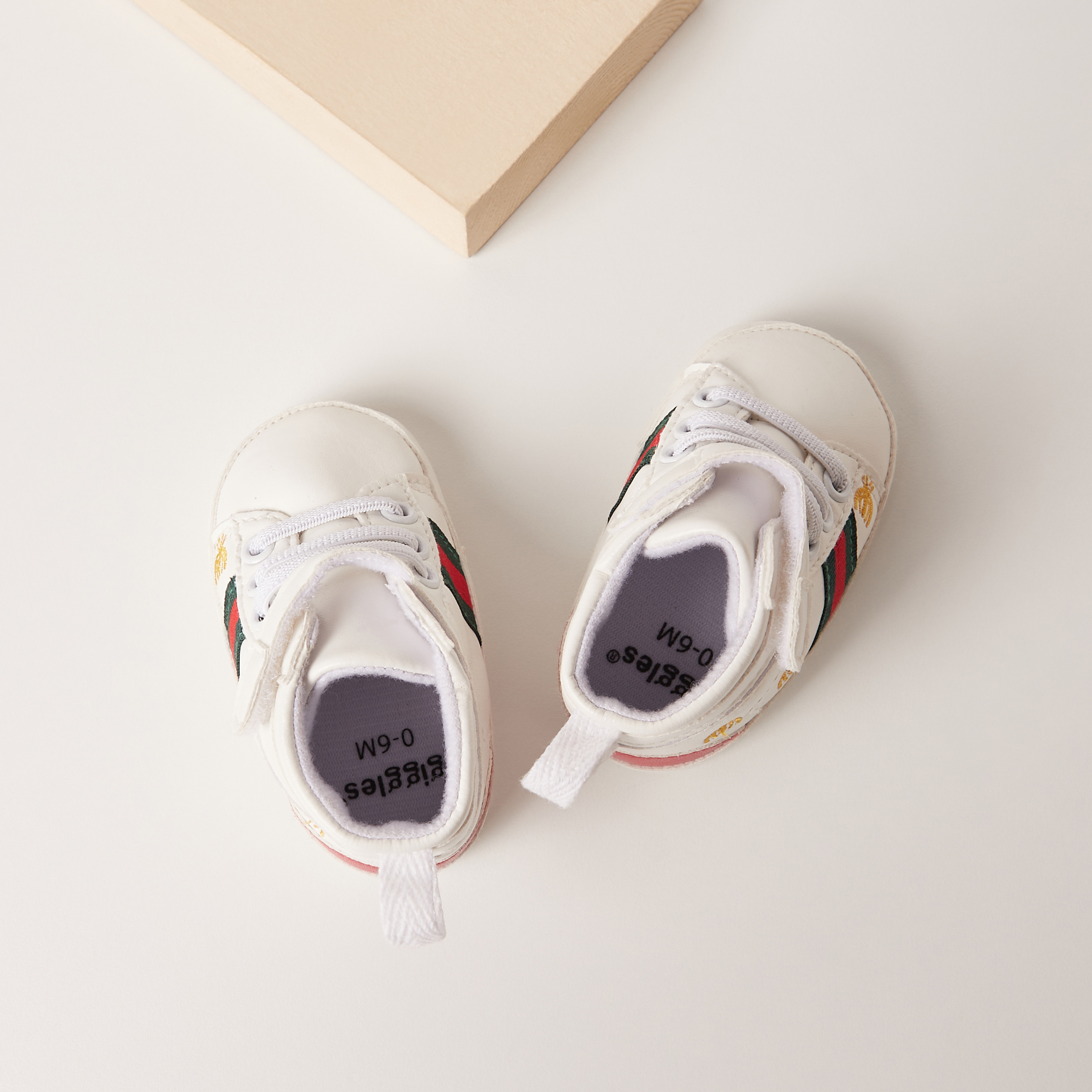 Newborn gucci booties best sale