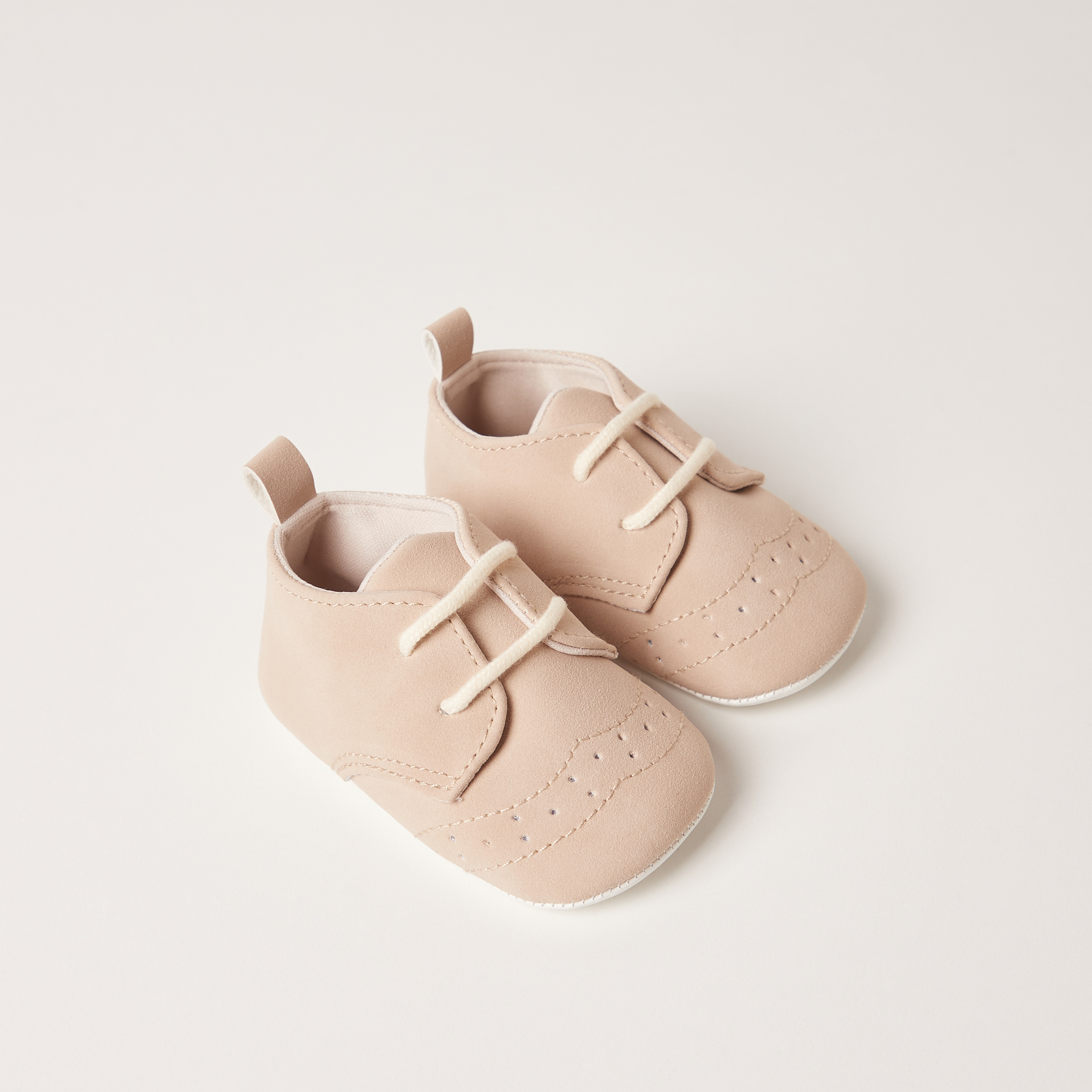 Giggles Solid Booties with Lace Detail-baby-boys-shoes-closedshoes-image-2