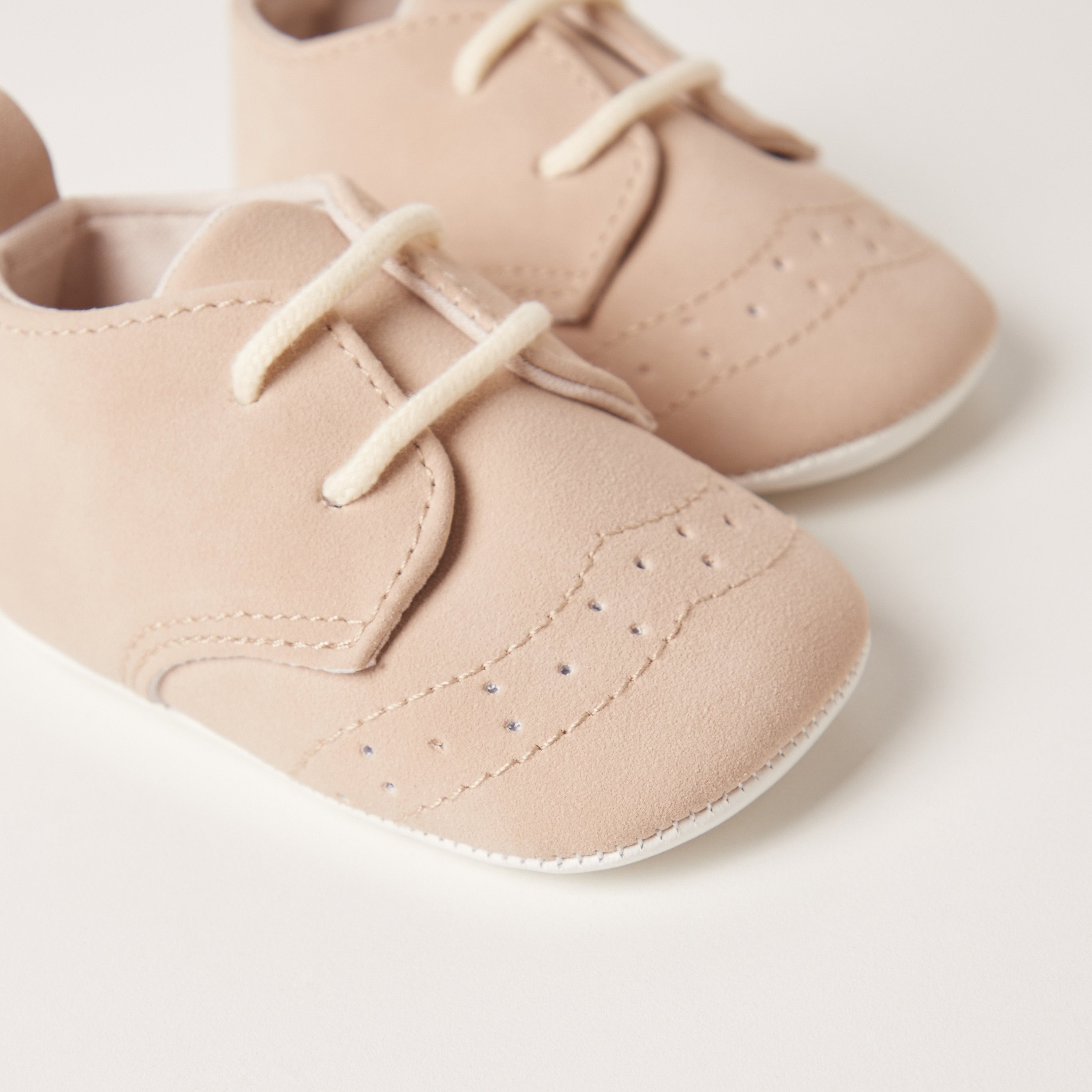 Giggles Solid Booties with Lace Detail-baby-boys-shoes-closedshoes-image-3