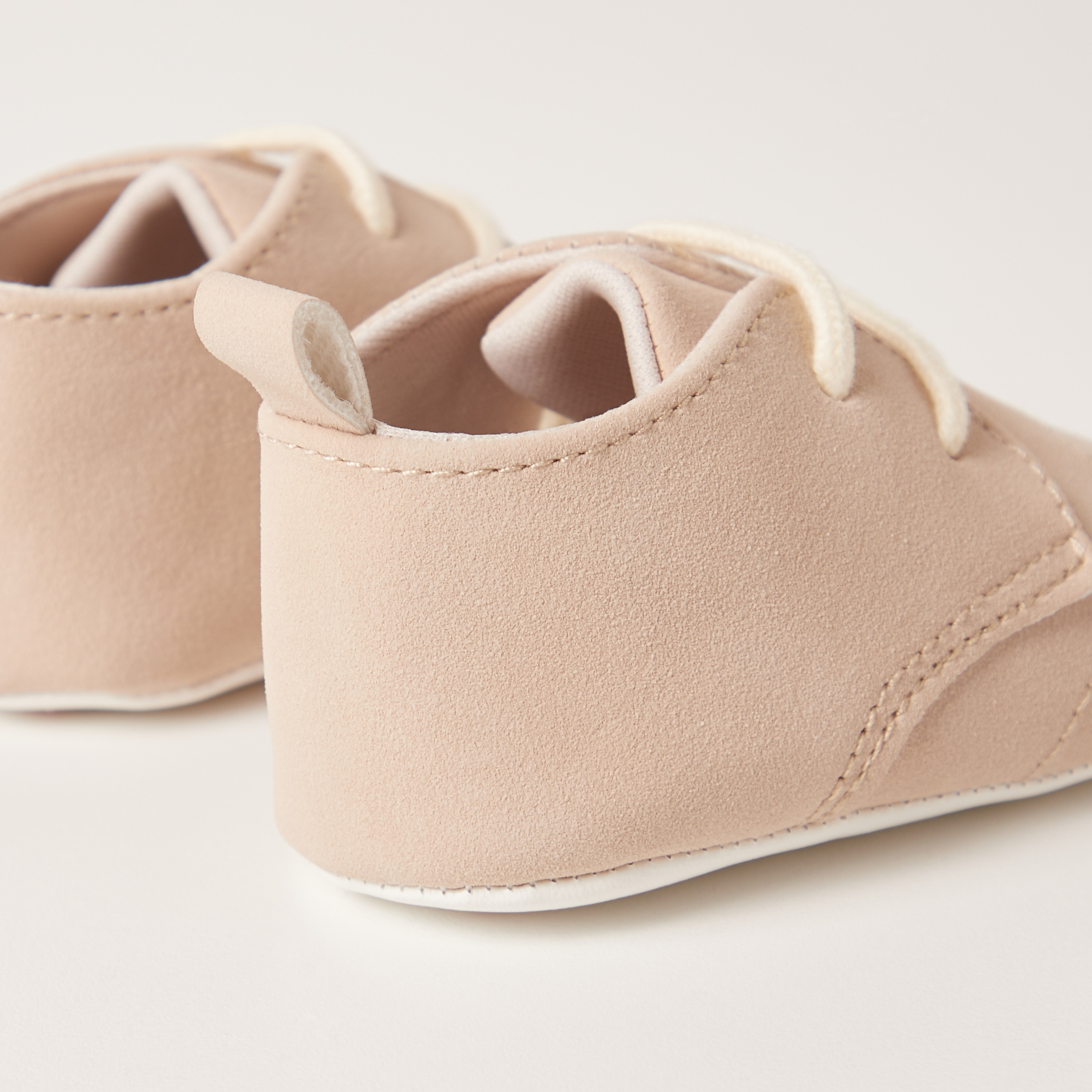 Giggles Solid Booties with Lace Detail-baby-boys-shoes-closedshoes-image-4