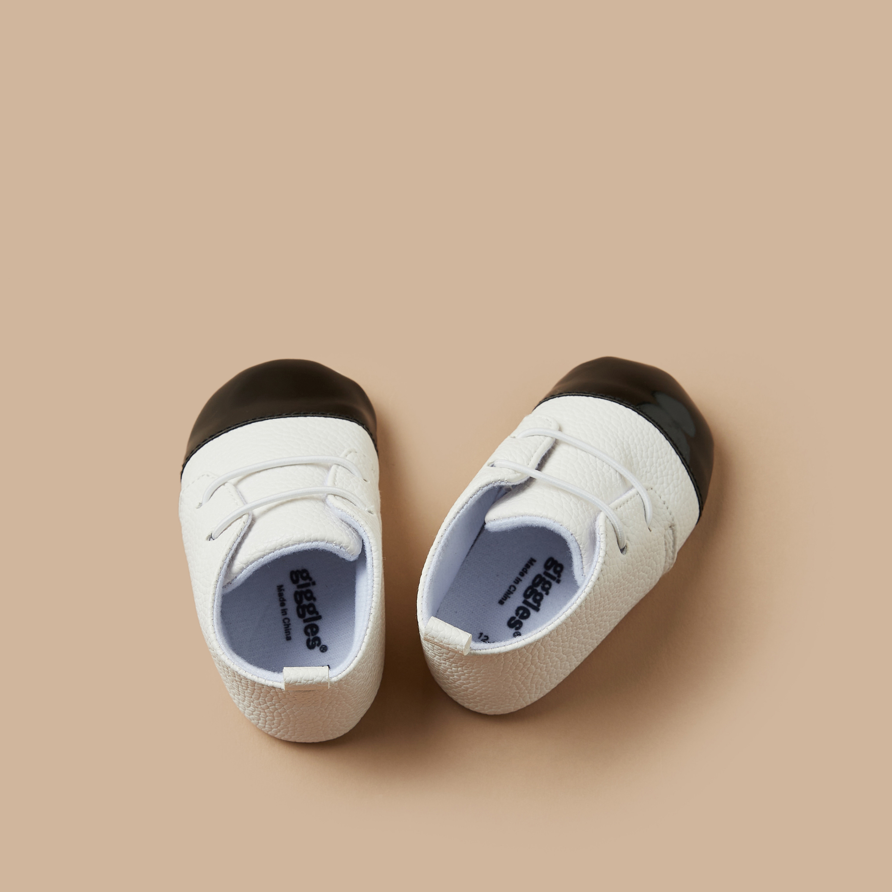 Giggles Textured Slip-On Booties-baby-boys-shoes-closedshoes-image-1