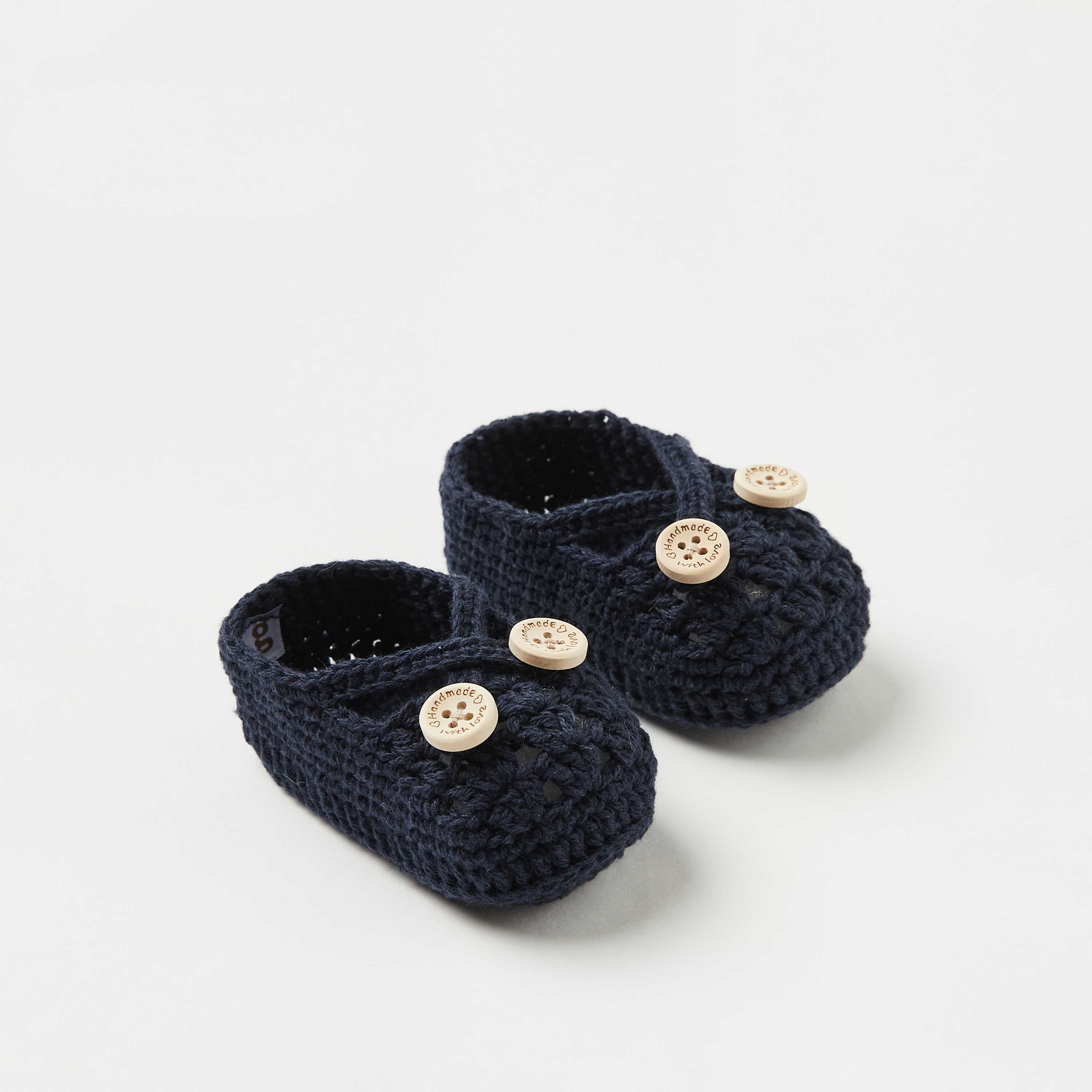 بوت بتزيينات أزرار من جيجلز-baby-boys-shoes-booties-image-2