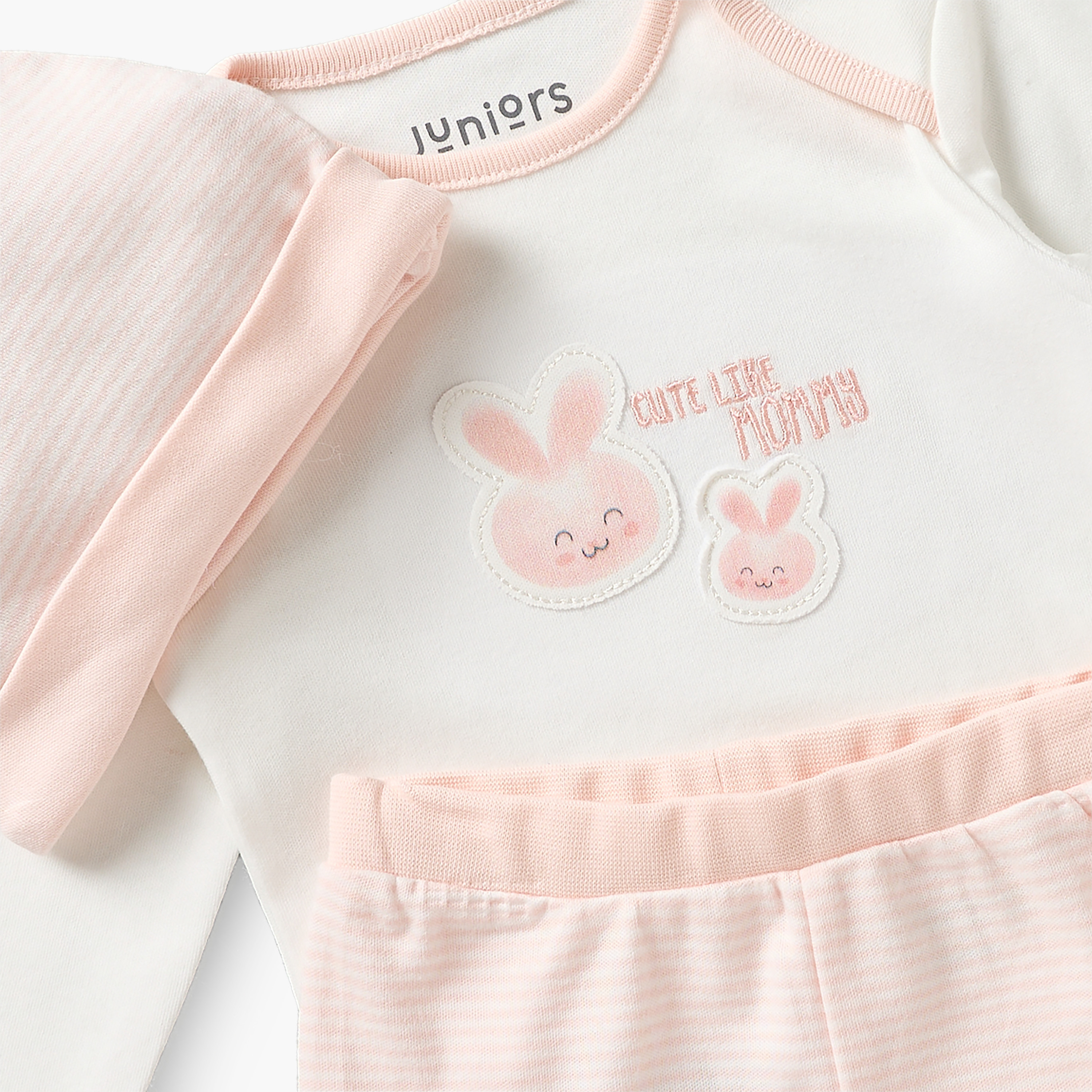 Set of 9 Juniors Clothing Gift Set with Bunny Print-baby-girls-clothing-setsandcoords-image-12