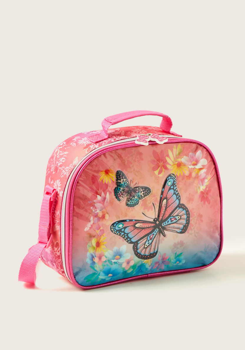 Juniors Butterfly Print 3-Piece Trolley Backpack Set-School Sets-image-6