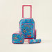 Juniors Floral Print 3-Piece Trolley Backpack Set-School Sets-thumbnail-0