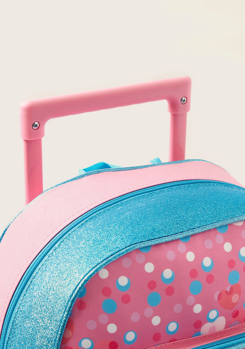 Juniors Bear Print 3-Piece Trolley Backpack Set-School Sets-image-2