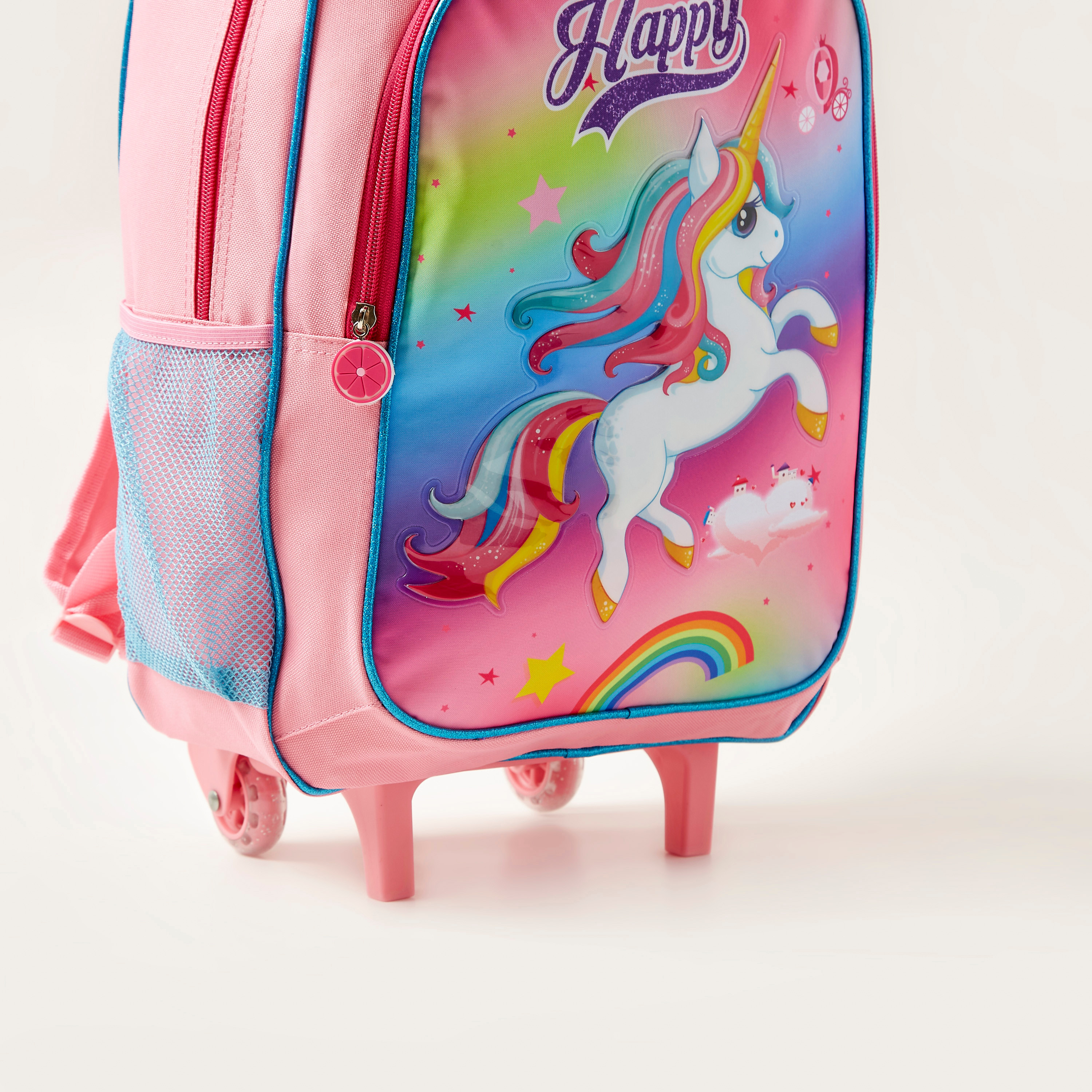 طقم شنطة ظهر بعجلات وطبعات يونيكورن 3 قطع من جونيورز-school-bagsandbackpacks-sets-image-4