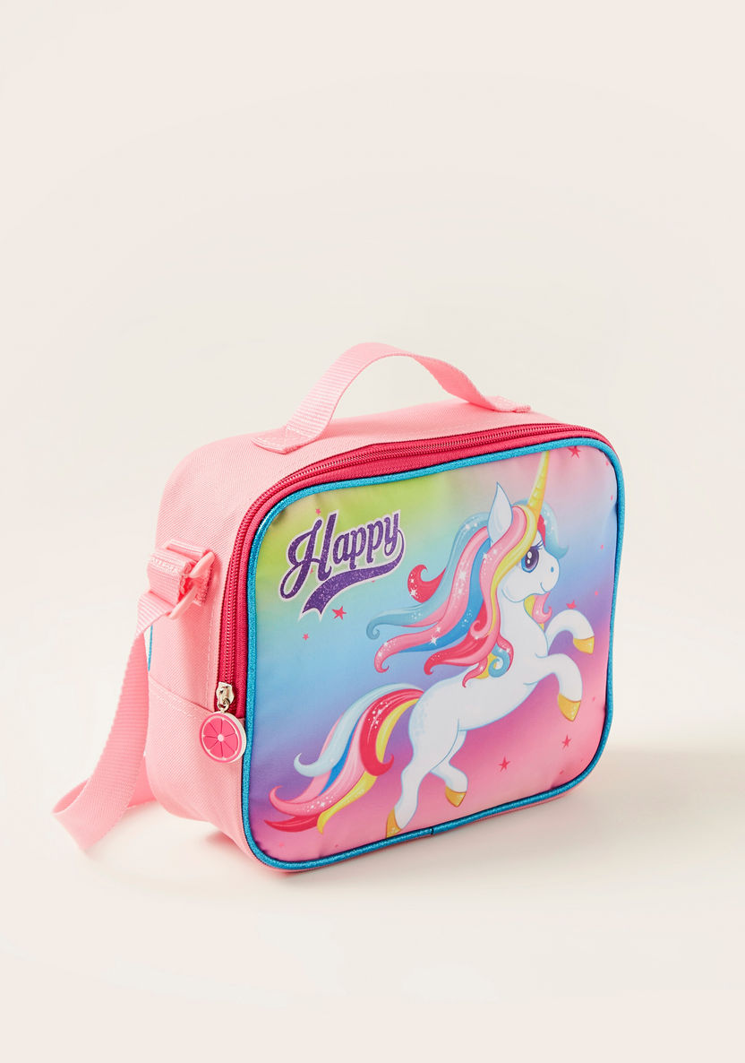 Juniors Unicorn Print 3-Piece Trolley Backpack Set-School Sets-image-6