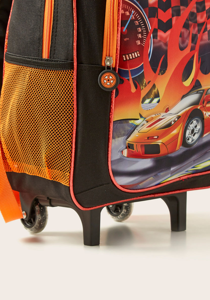 Juniors Printed 3-Piece Trolley Backpack Set-School Sets-image-3
