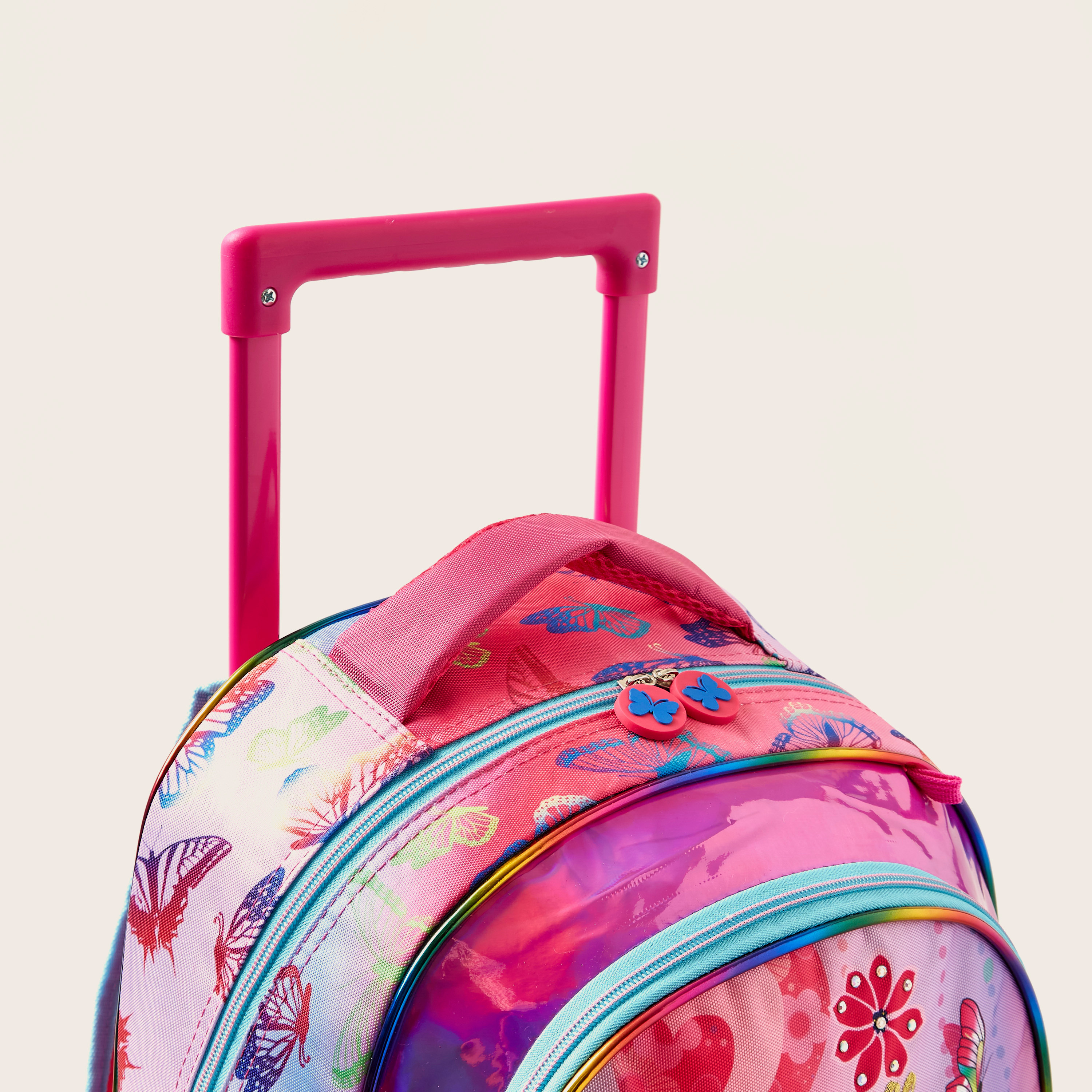 Juniors Butterfly Print 3-Piece Trolley Backpack Set-school-bagsandbackpacks-trolleybags-image-3