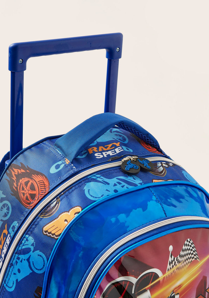 Juniors Printed 3-Piece Trolley Backpack Set-School Sets-image-2
