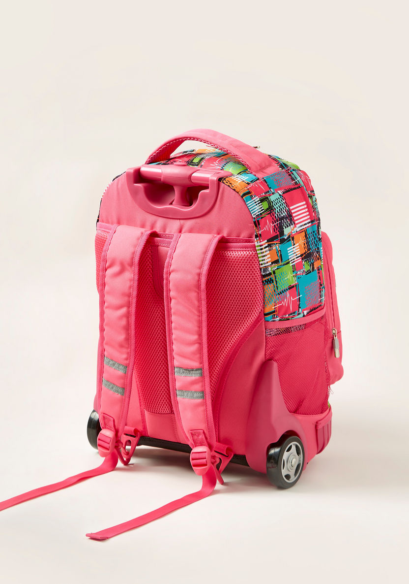 Juniors Printed 3-Piece Trolley Backpack Set-School Sets-image-5