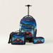 Juniors Car Print 3-Piece Trolley Backpack Set-School Sets-thumbnail-0
