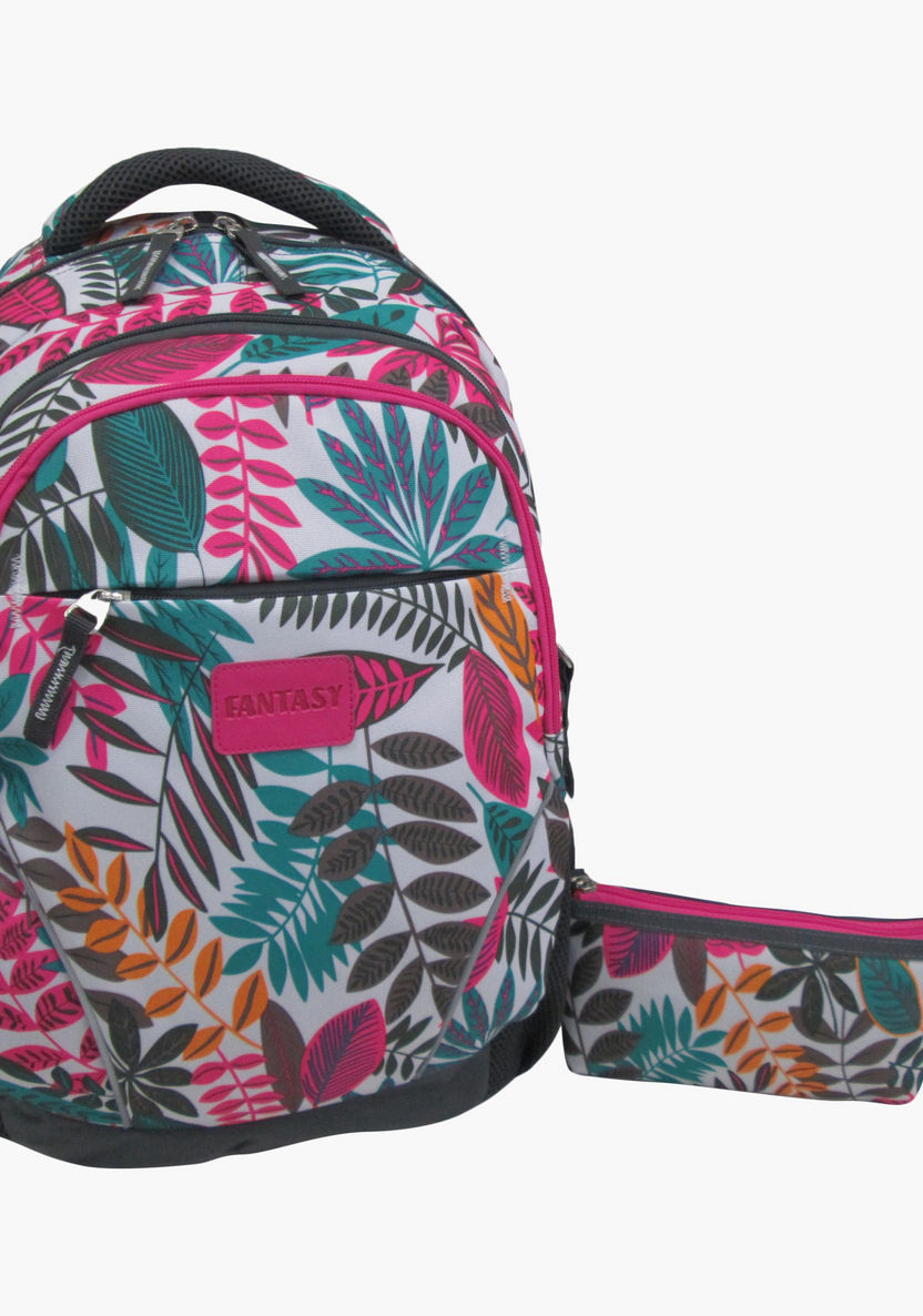 Juniors Printed Backpack with Pencil Case-Backpacks-image-0