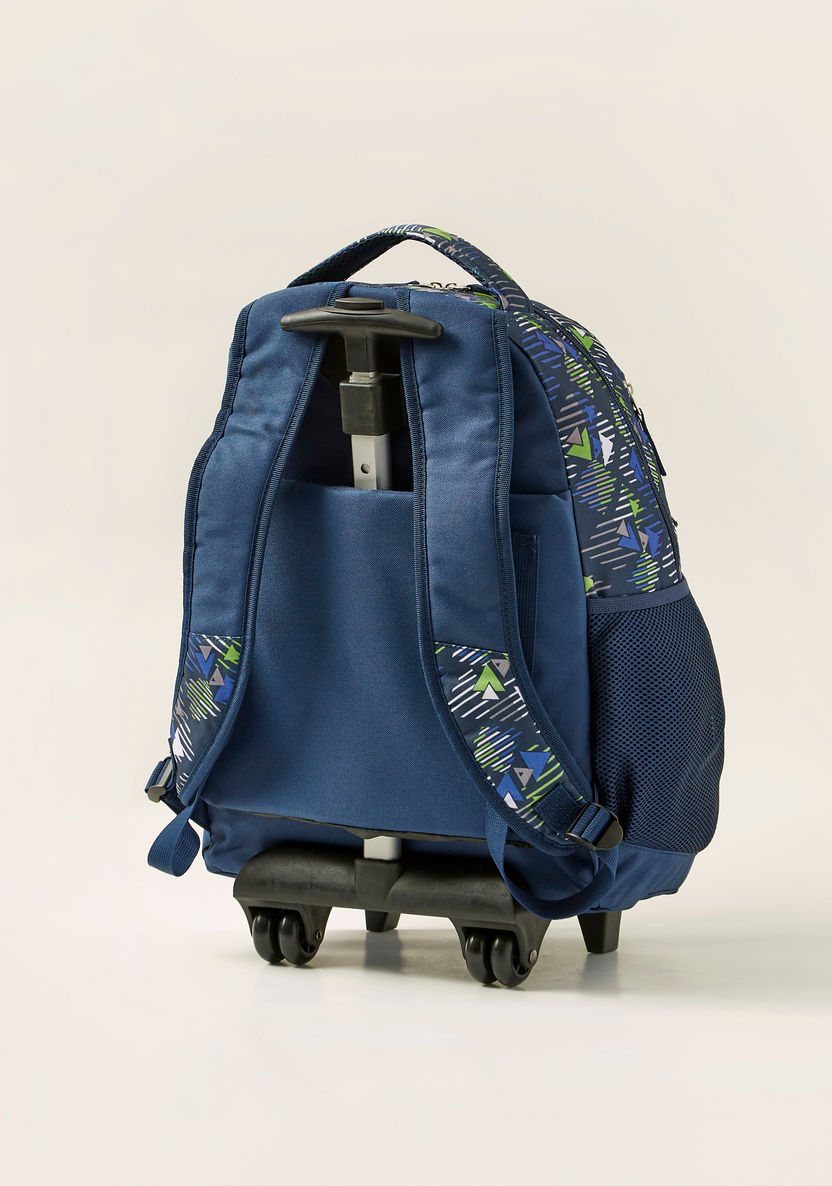 Juniors Printed 3-Piece Trolley Backpack Set-School Sets-image-4