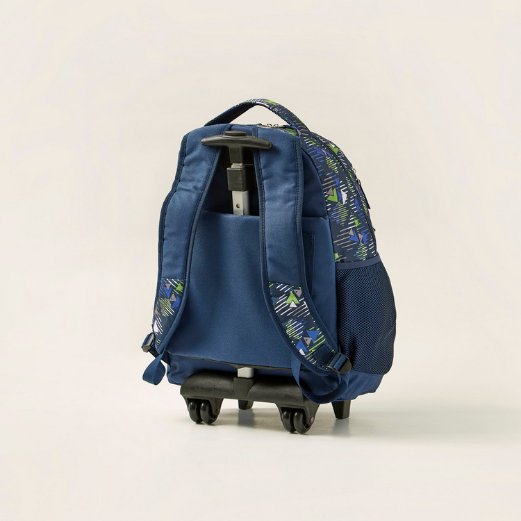 Juniors Prined 3-Piece Trolley Backpack Set