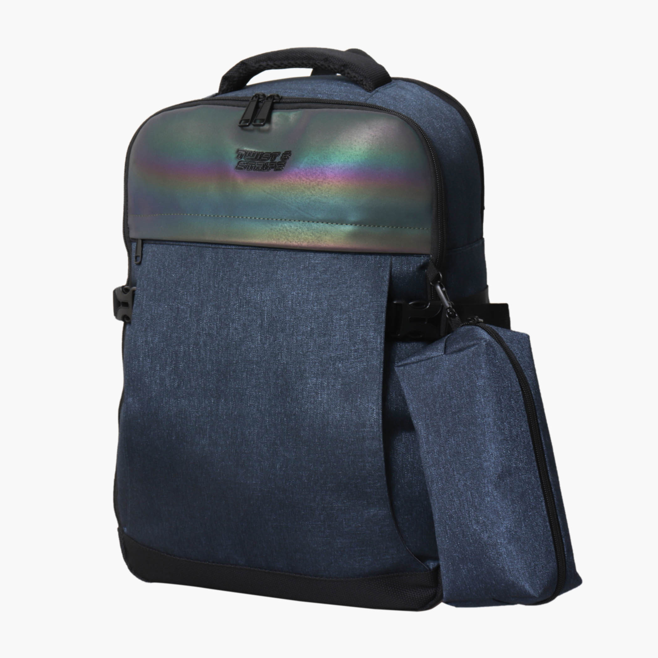 Juniors Textured Backpack with Pencil Case-school-bagsandbackpacks-backpacks-image-2