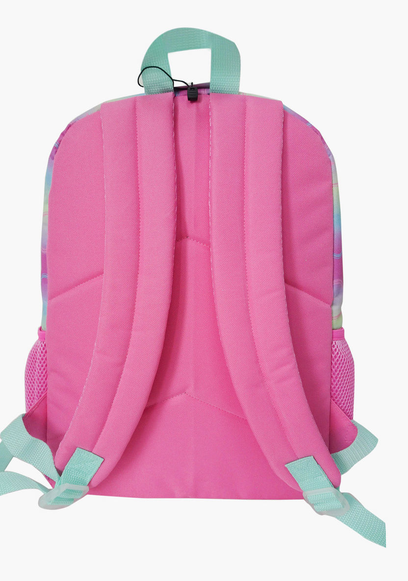 Juniors Textured Backpack with Adjustable Shoulder Straps-Backpacks-image-2