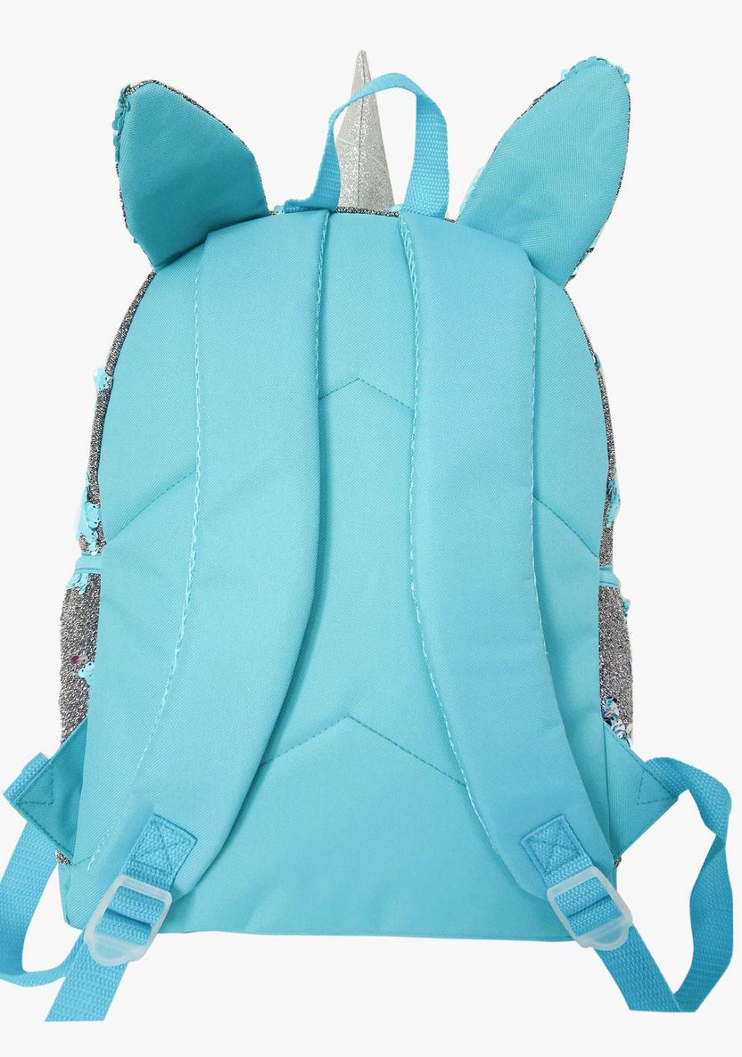 Juniors Sequin Detail Backpack with Adjustable Shoulder Straps-Backpacks-image-2