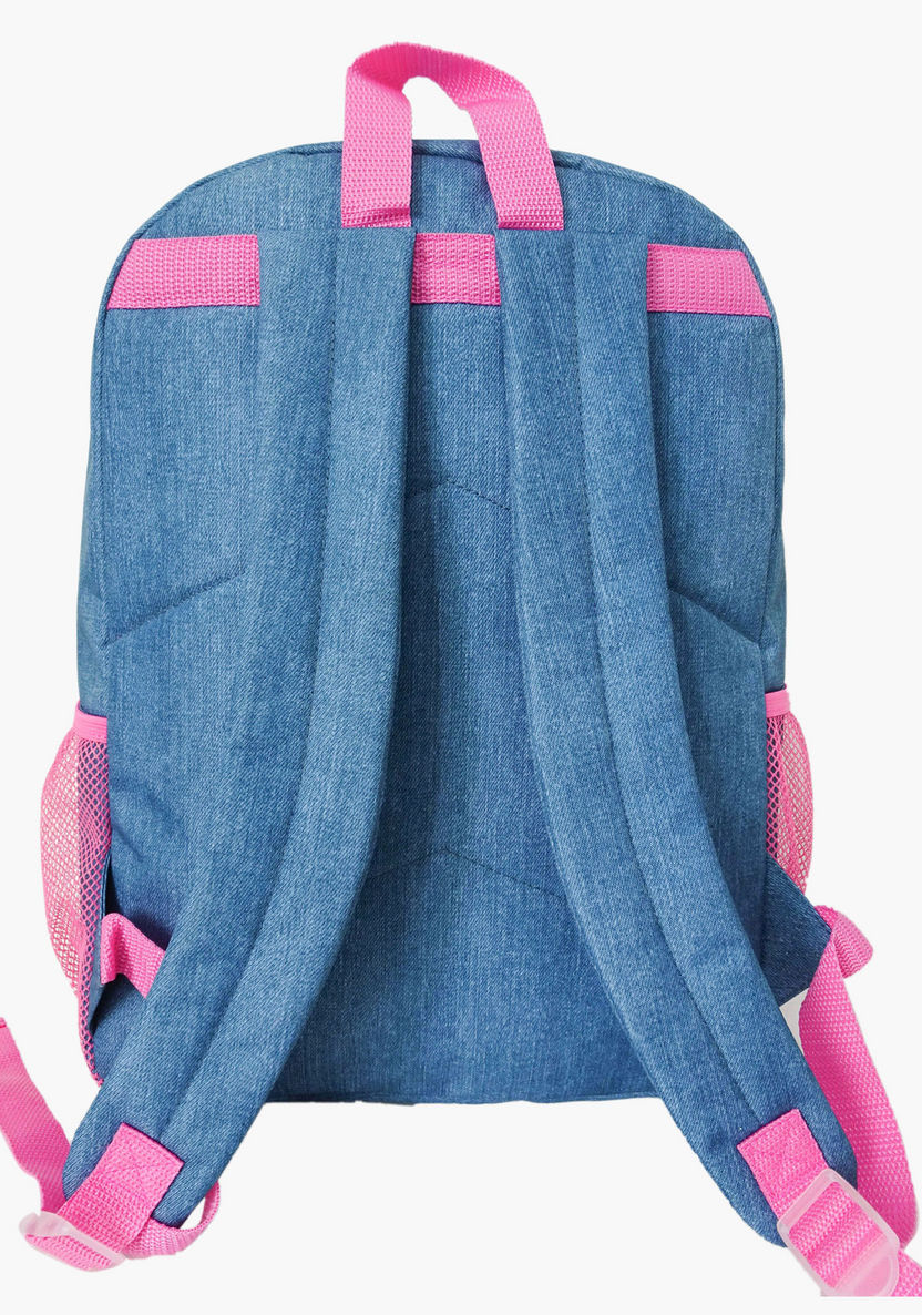 Juniors Printed Backpack with Adjustable Shoulder Straps-Backpacks-image-2