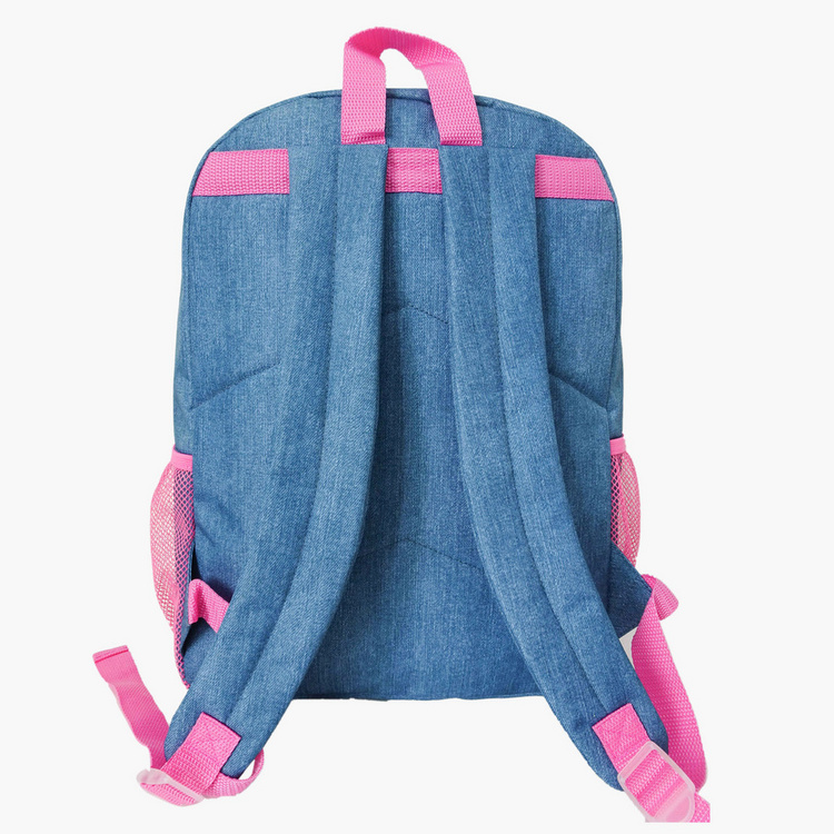 Juniors Printed Backpack with Adjustable Shoulder Straps