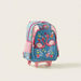 Juniors Flamingo Print 3-Piece Trolley Backpack Set-School Sets-thumbnail-1